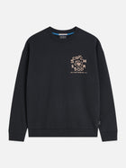 Front And Back Artwork Relaxed Fit Sweatshirt - Meteorite