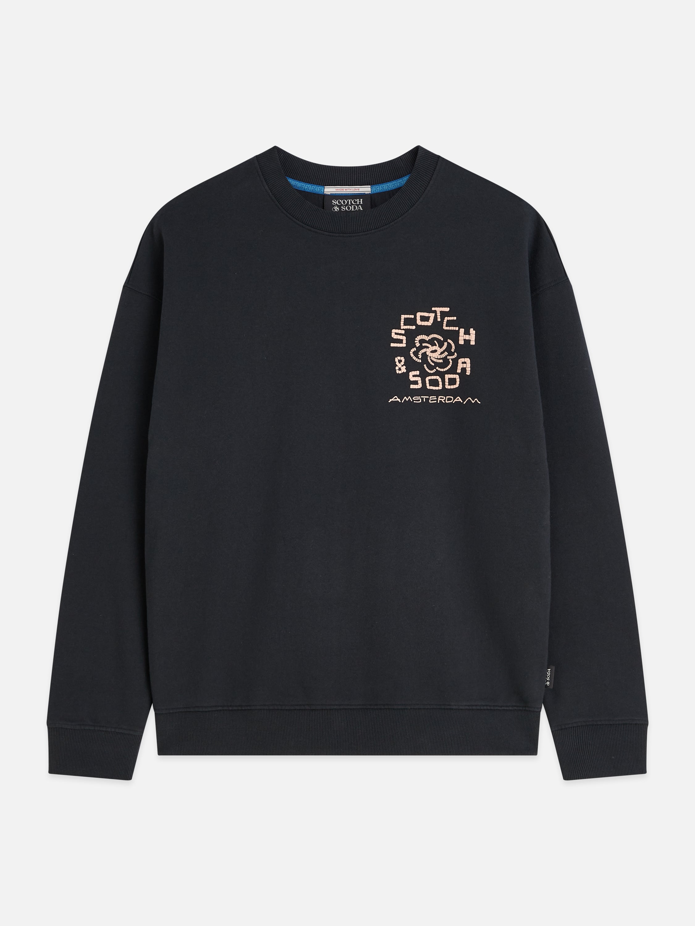 Front And Back Artwork Relaxed Fit Sweatshirt - Meteorite
