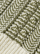 Multi Stitch Extra Dropped Shoulder Polo - Eggnog Melange