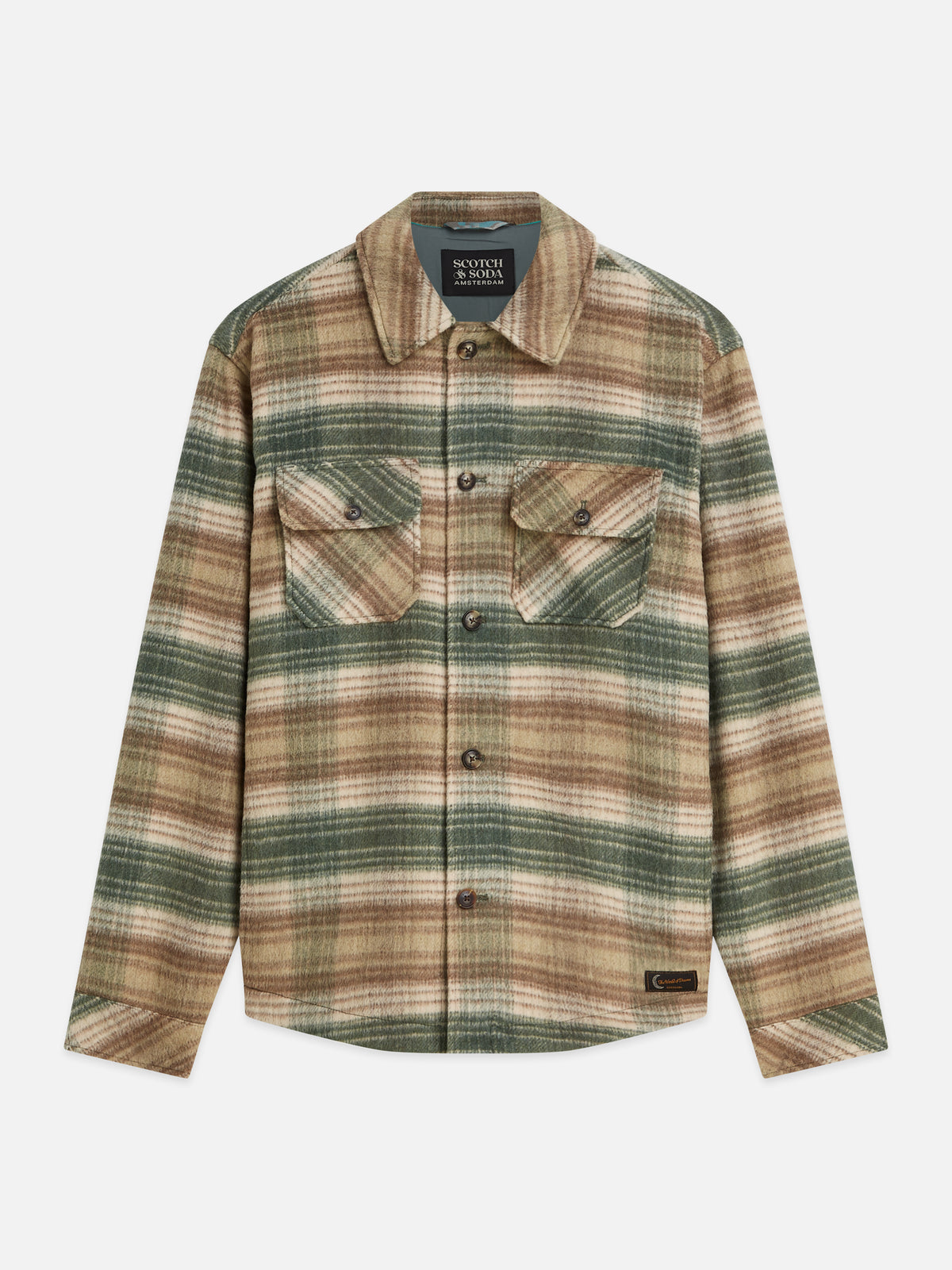 Checked Overshirt - Dark Forest Check