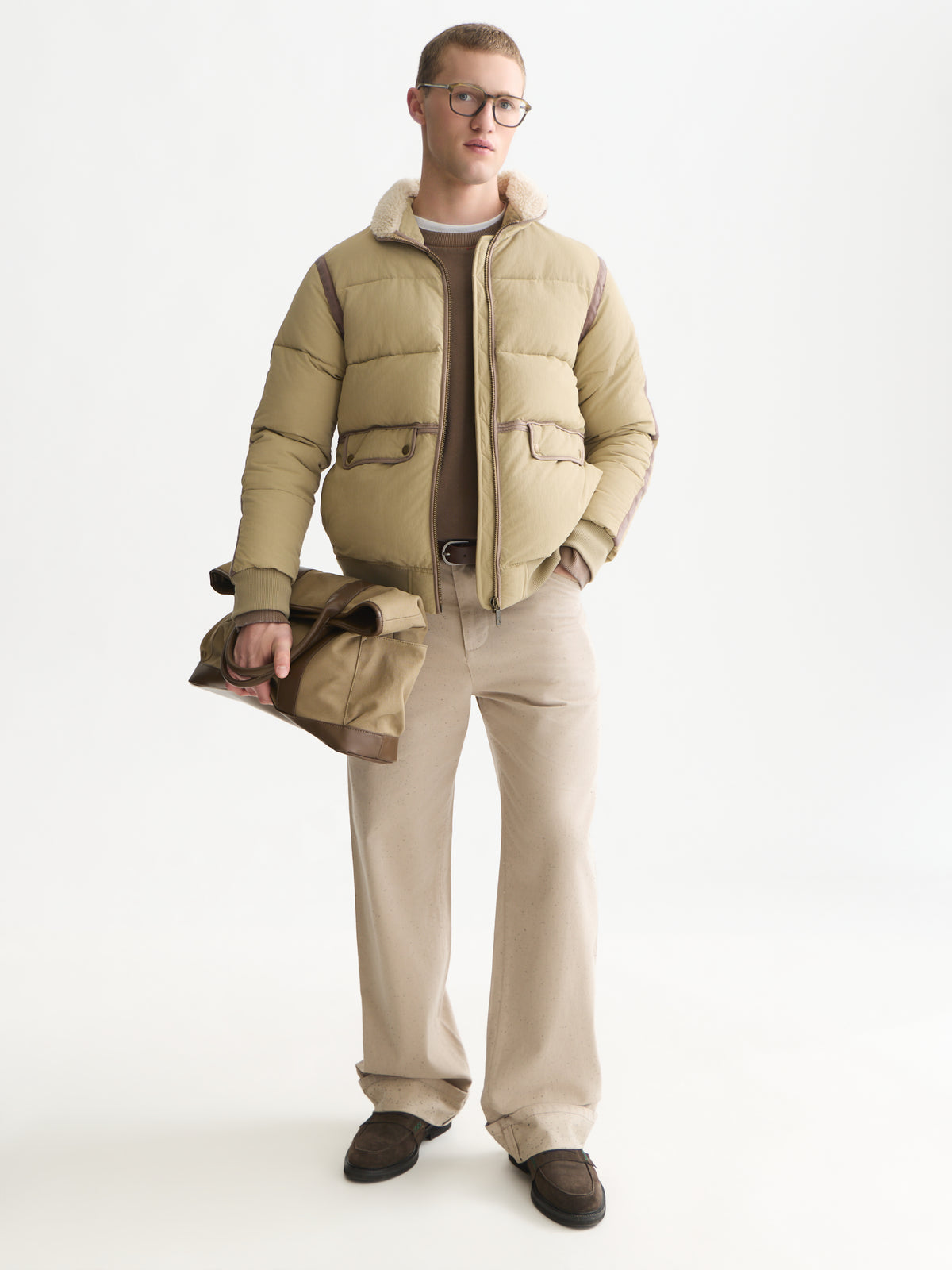 Teddy Puffer Jacket - Pure Cashmere-3