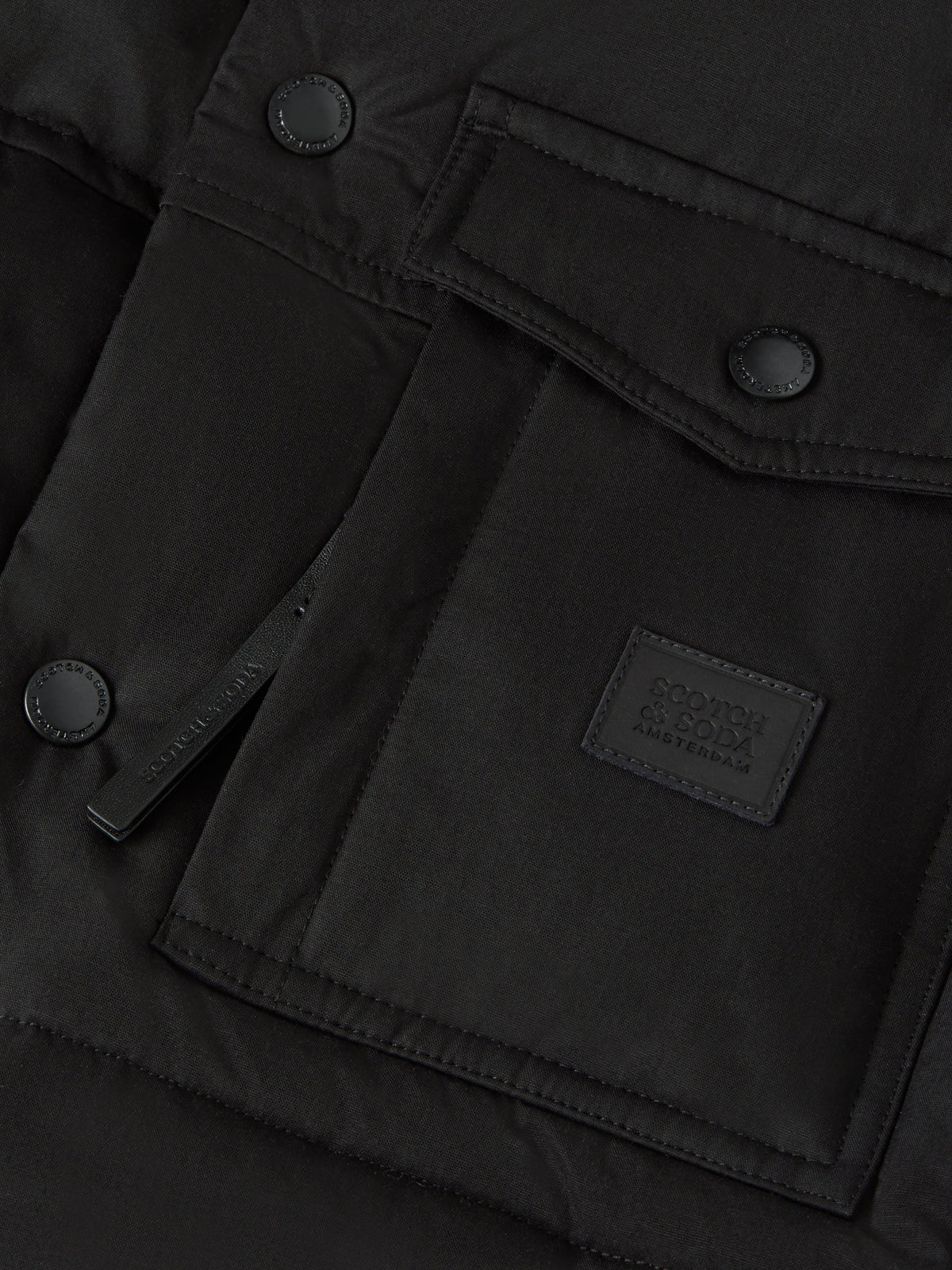 Hooded Puffer Vest - Meteorite