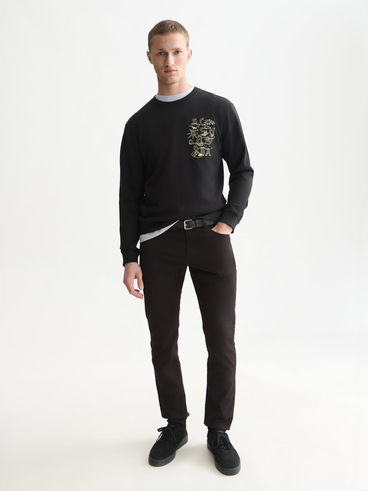 Ralston Stretch Cotton-Twill 5 Pocket Pant - Meteorite