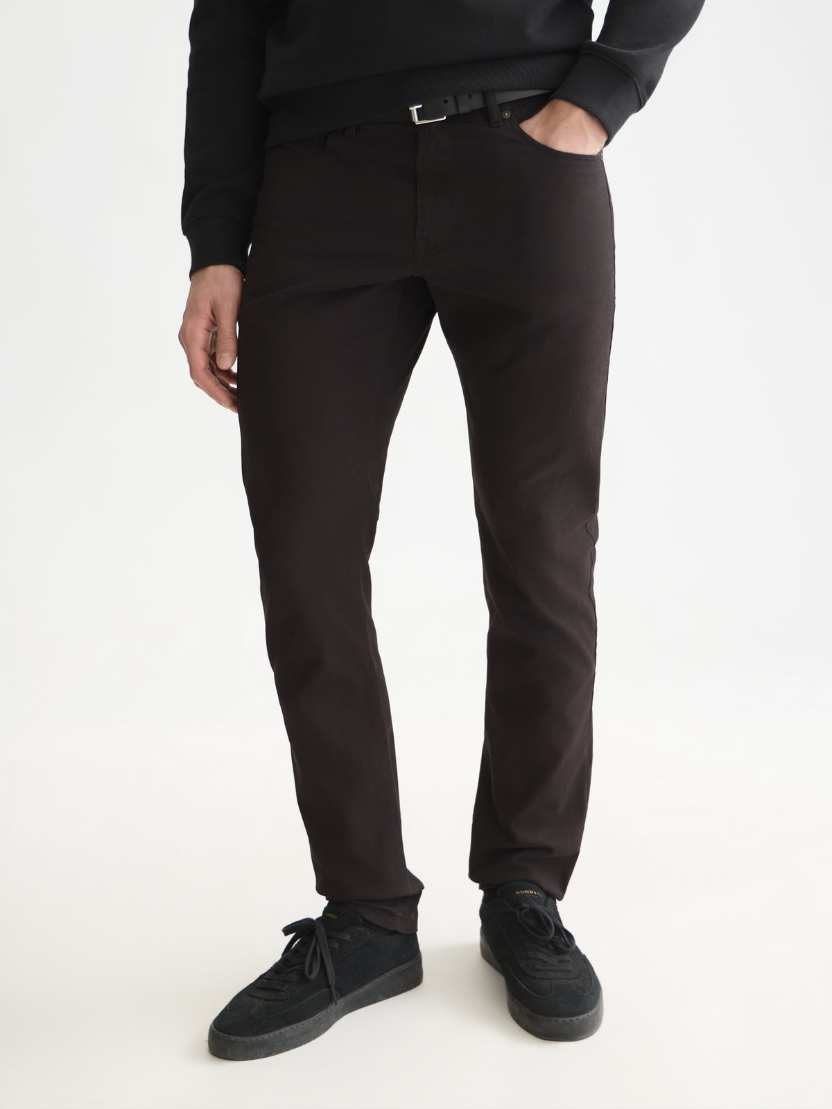 Ralston Stretch Cotton-Twill 5 Pocket Pant - Meteorite