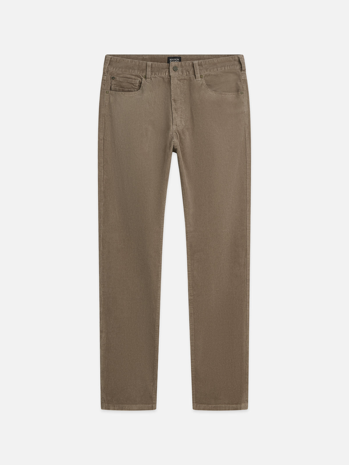 Ralston Stretch Cotton Corduroy 5-Pocket Pant - Walnut