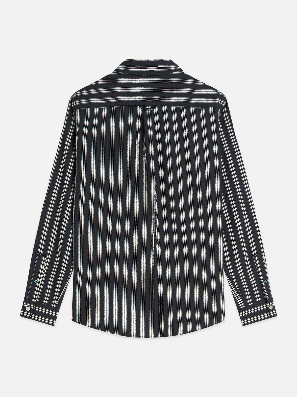 Textured Striped Regular-Fit Shirt - Sky Captain Stripe