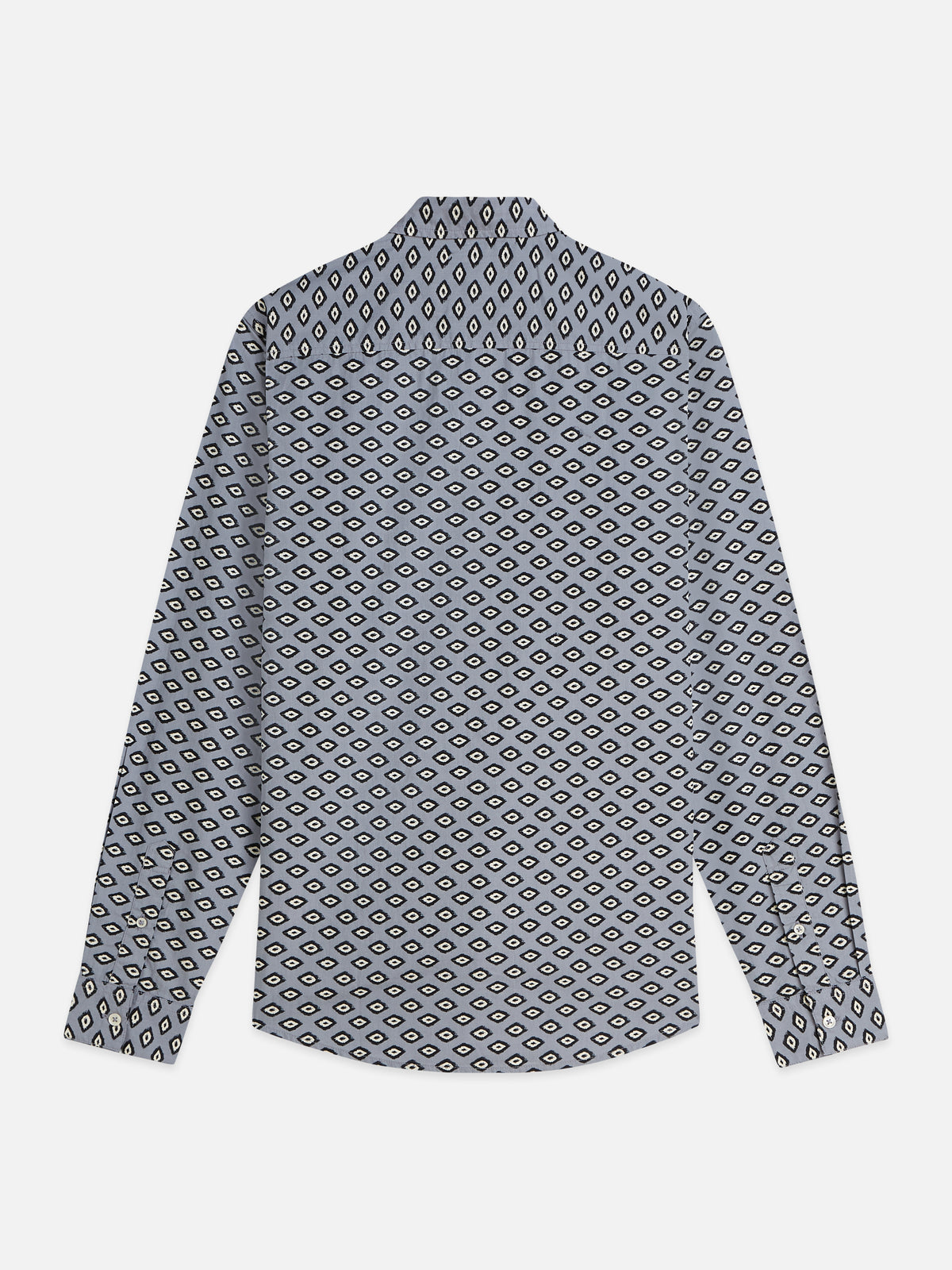 Micro Printed Slim-Fit Shirt - Glitch Geo Tradewinds