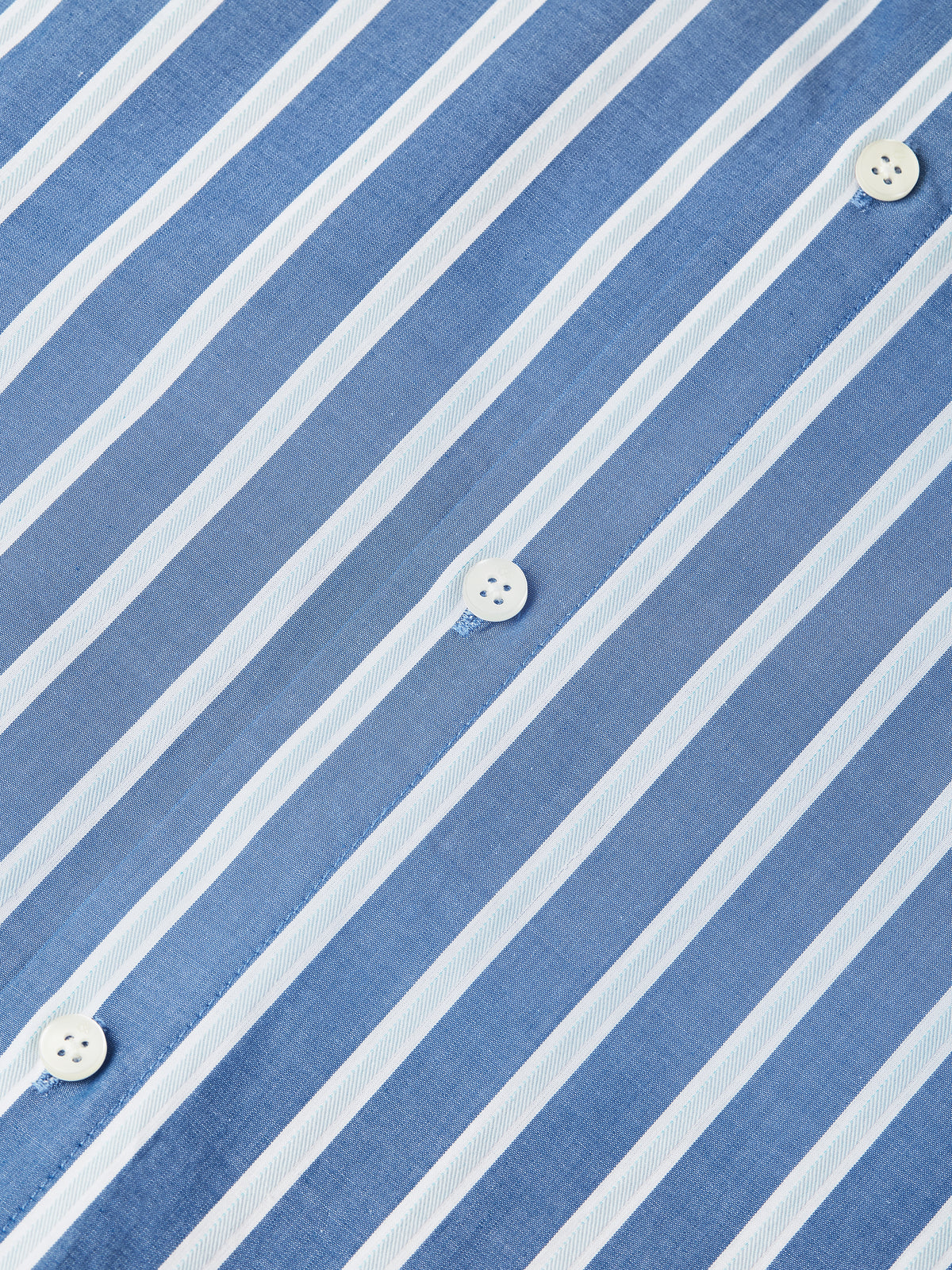 Yarn-Dyed Striped Regular-Fit Shirt - Ensign Blue Stripe