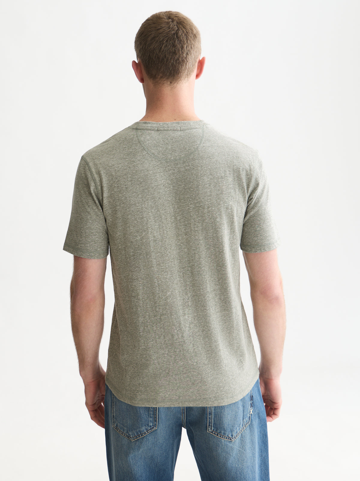 Melange Regular-Fit T-Shirt - Forest Night Melange-2