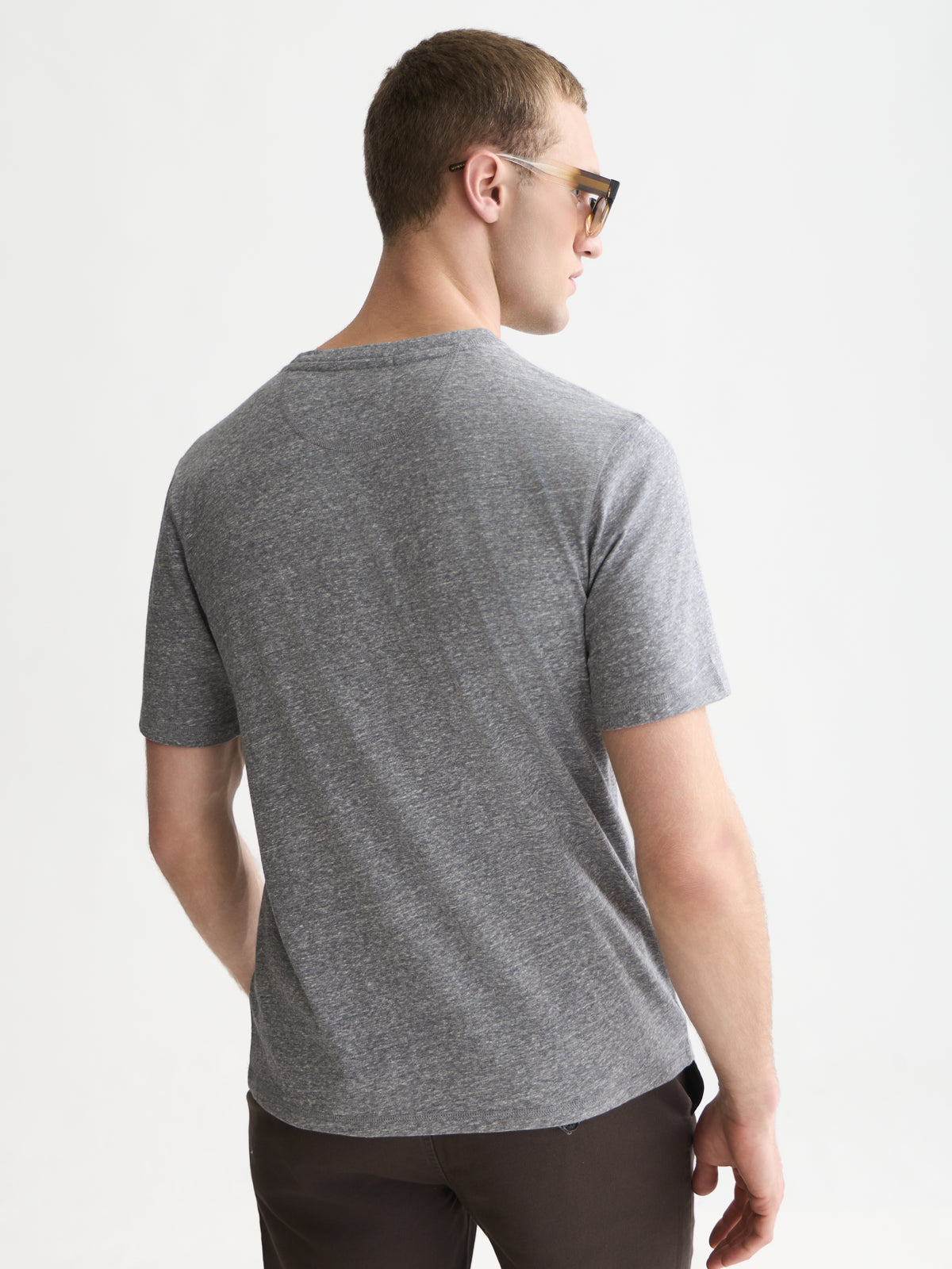 Melange Regular-Fit T-Shirt - Sky Captain Melange