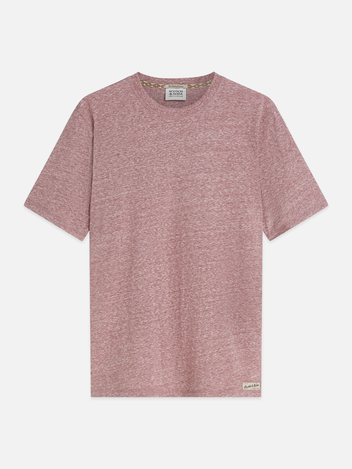 Melange Regular-Fit T-Shirt - New Maroon Melange