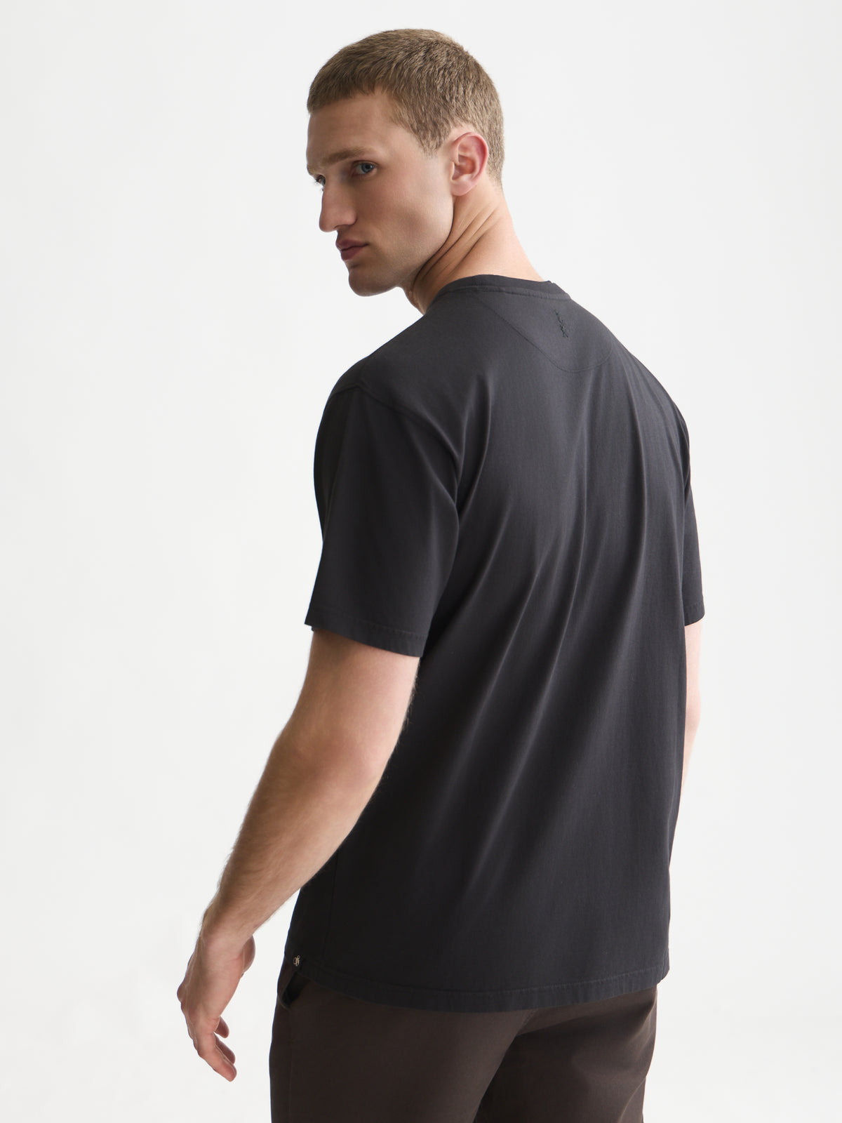 3 Crosses Relaxed-Fit Garment-Dyed T-Shirt - Meteorite