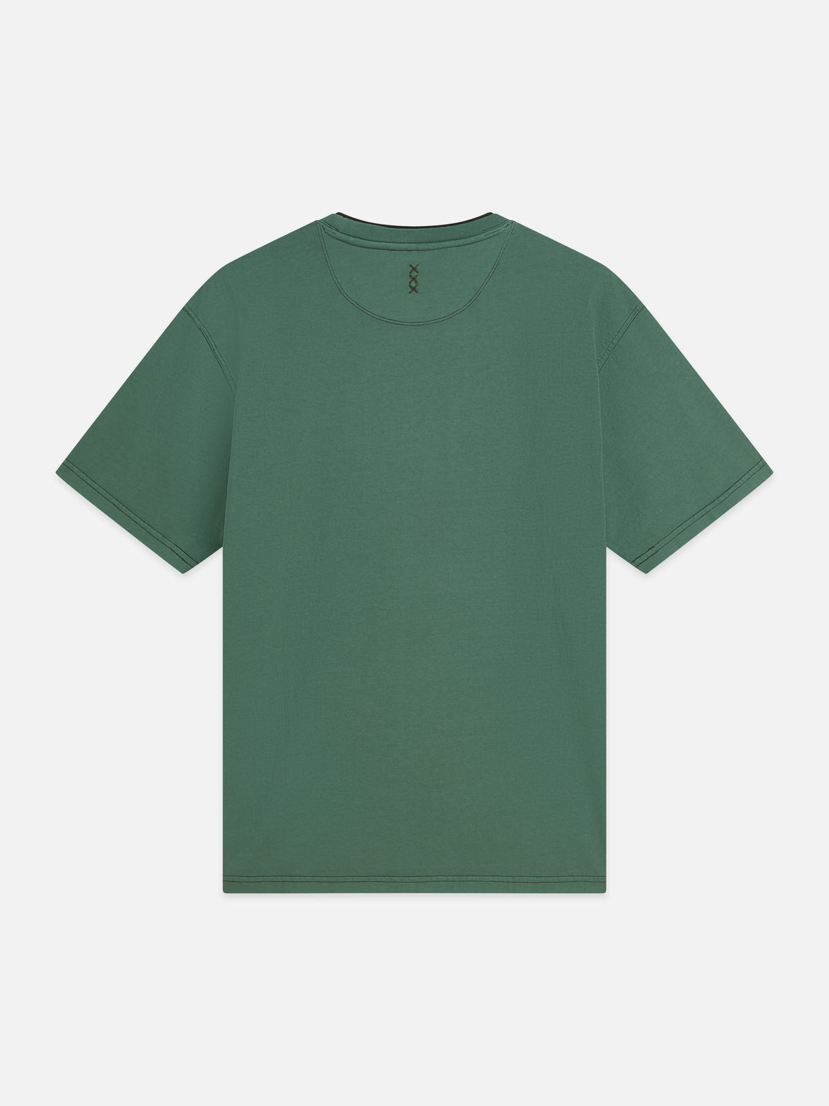 3 Crosses Relaxed-Fit Garment-Dyed T-Shirt - Dark Forest