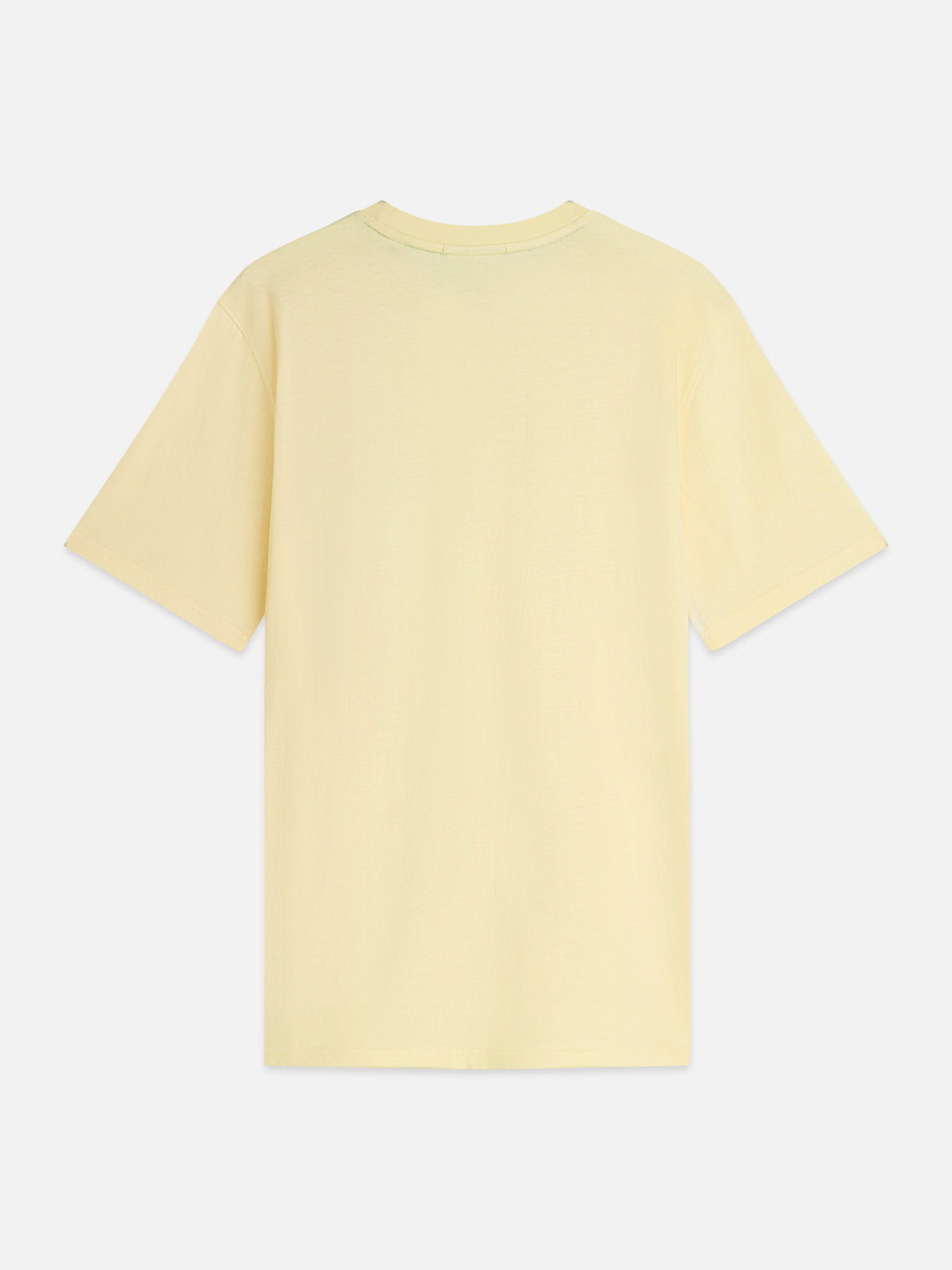Left Chest Artwork Regular-Fit T-Shirt WI26 - Pastel Yellow