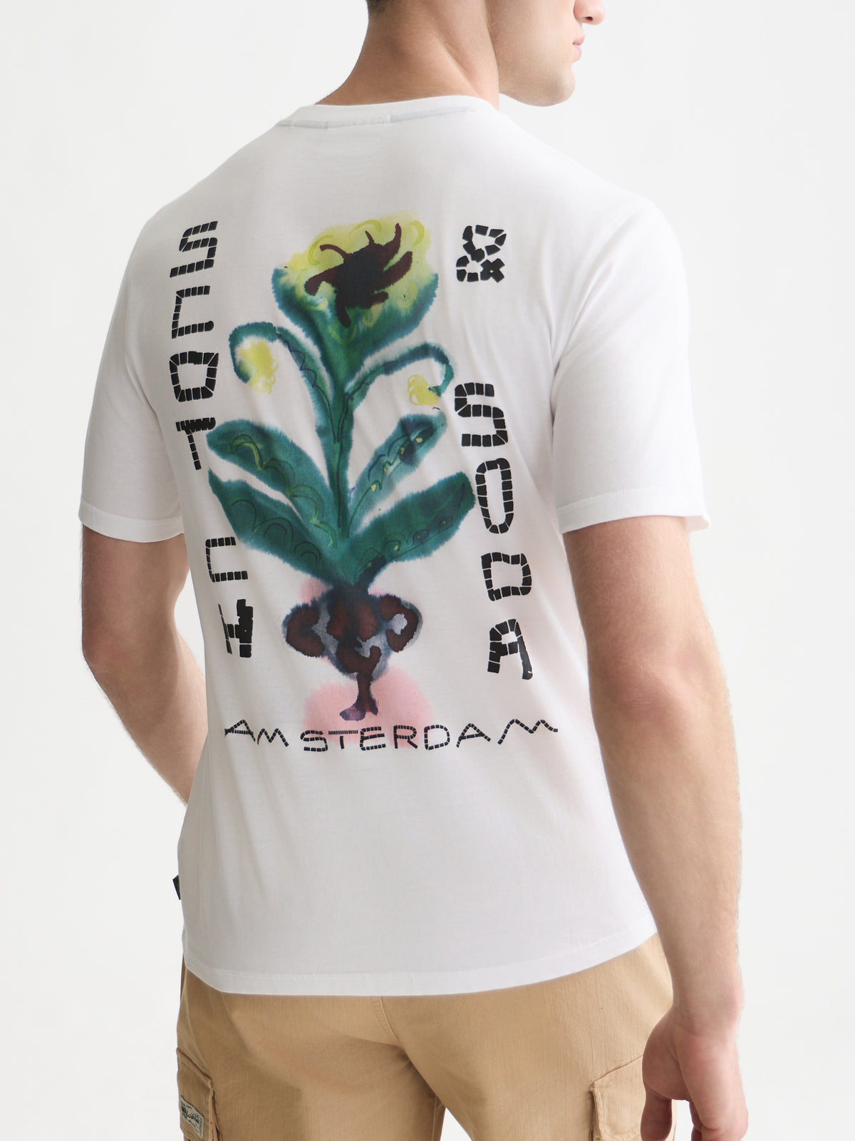 Front And Back Artwork Regular-Fit T-Shirt WI26 - Bright White-2