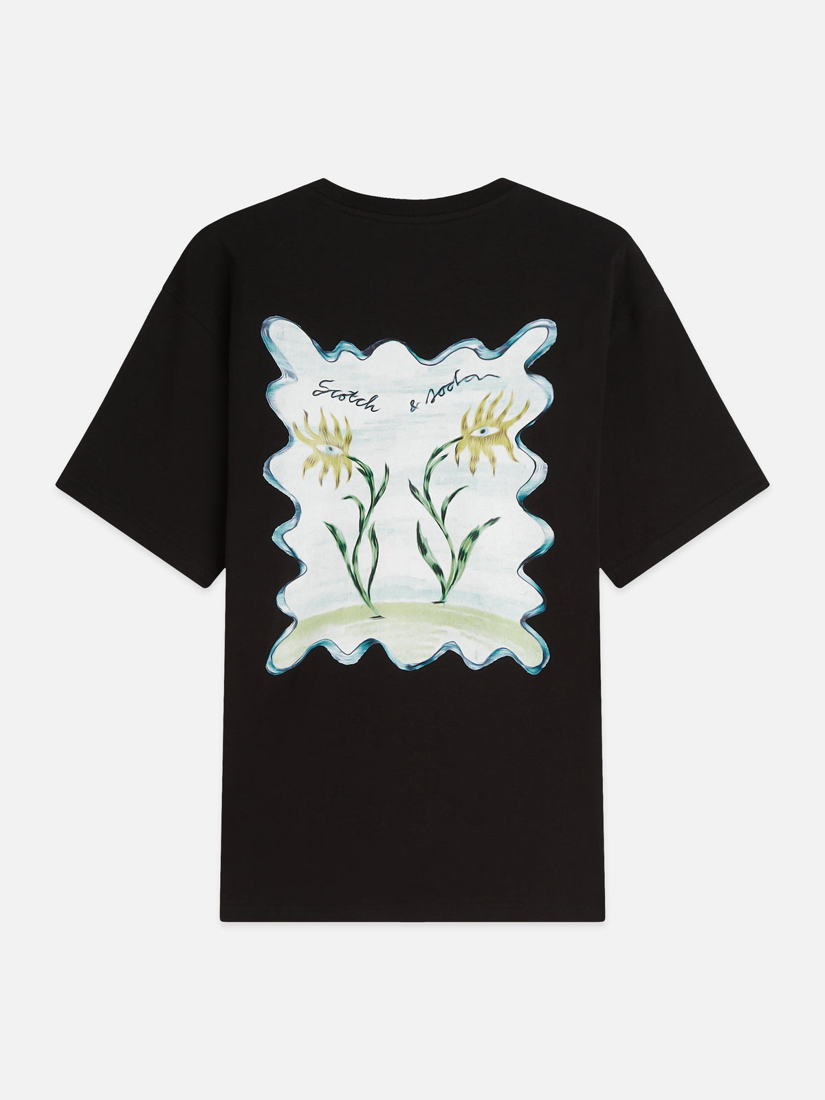Front And Back Artwork Relaxed-Fit T-Shirt WI26 - Meteorite