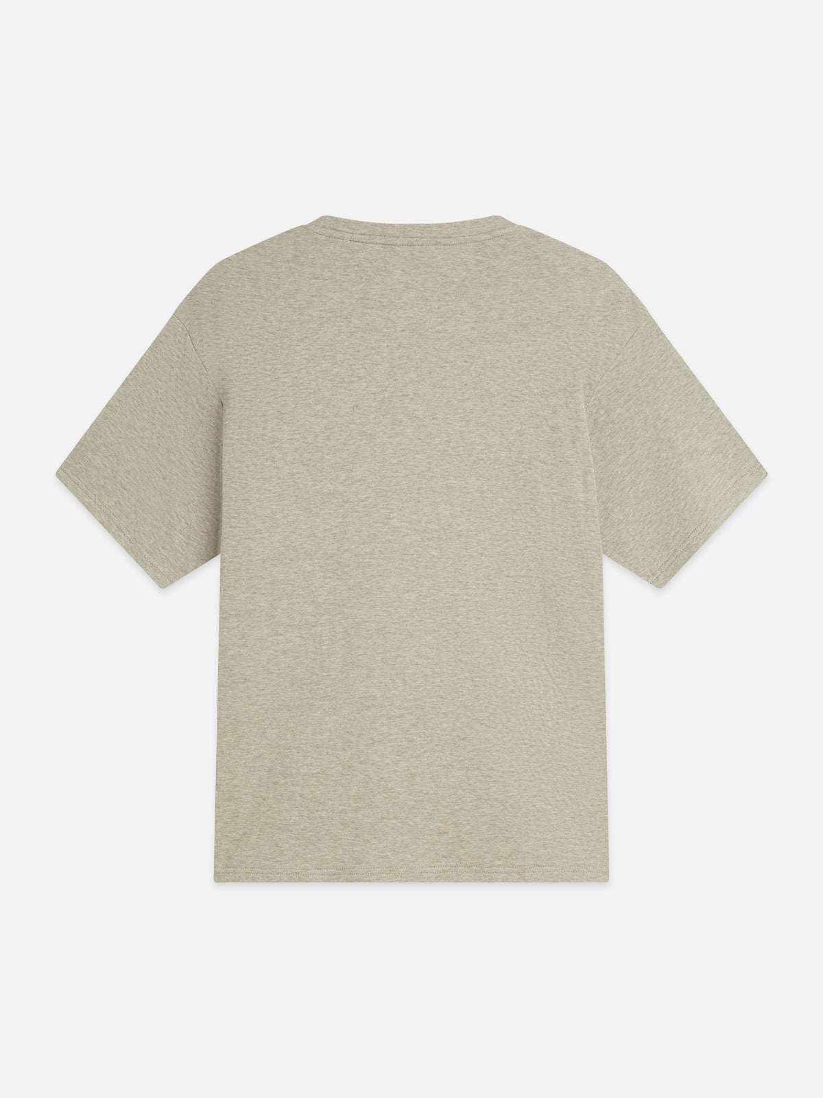 Bonded Chest Pocket And Artwork Relaxed-Fit T-Shirt - Pure Cashmere Melange