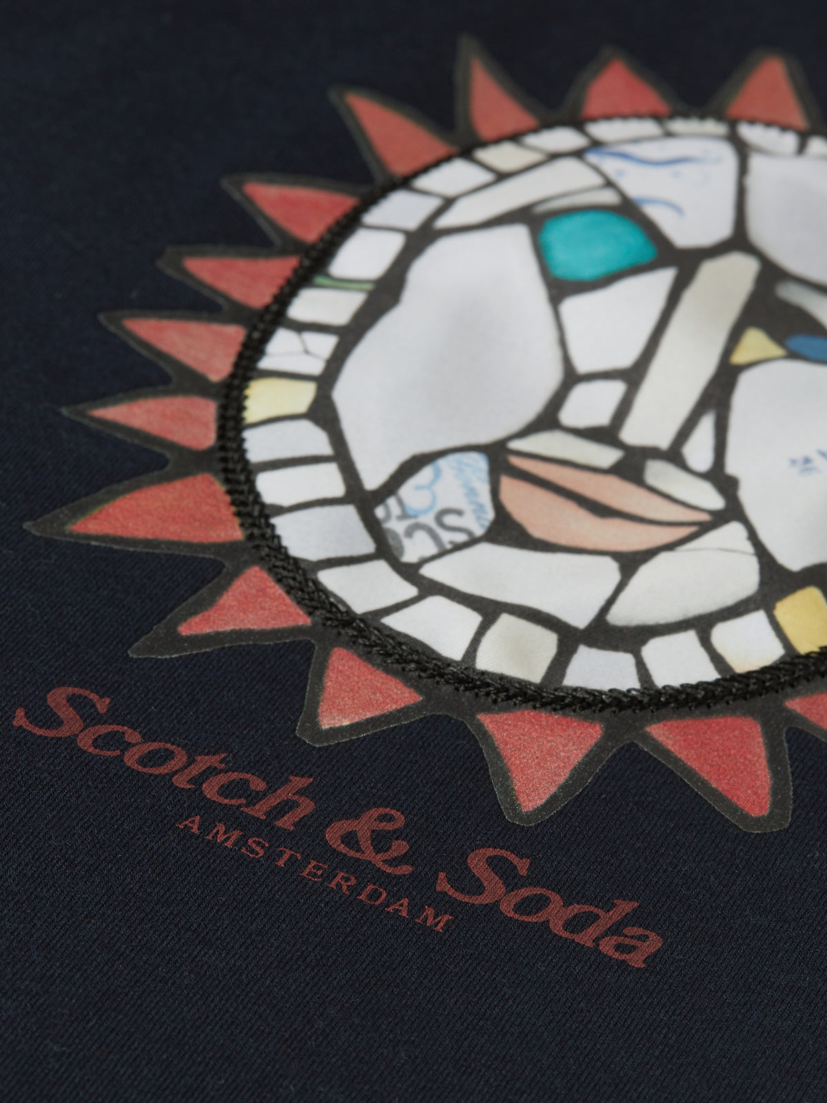 Front Artwork Relaxed-Fit T-Shirt - Sky Captain