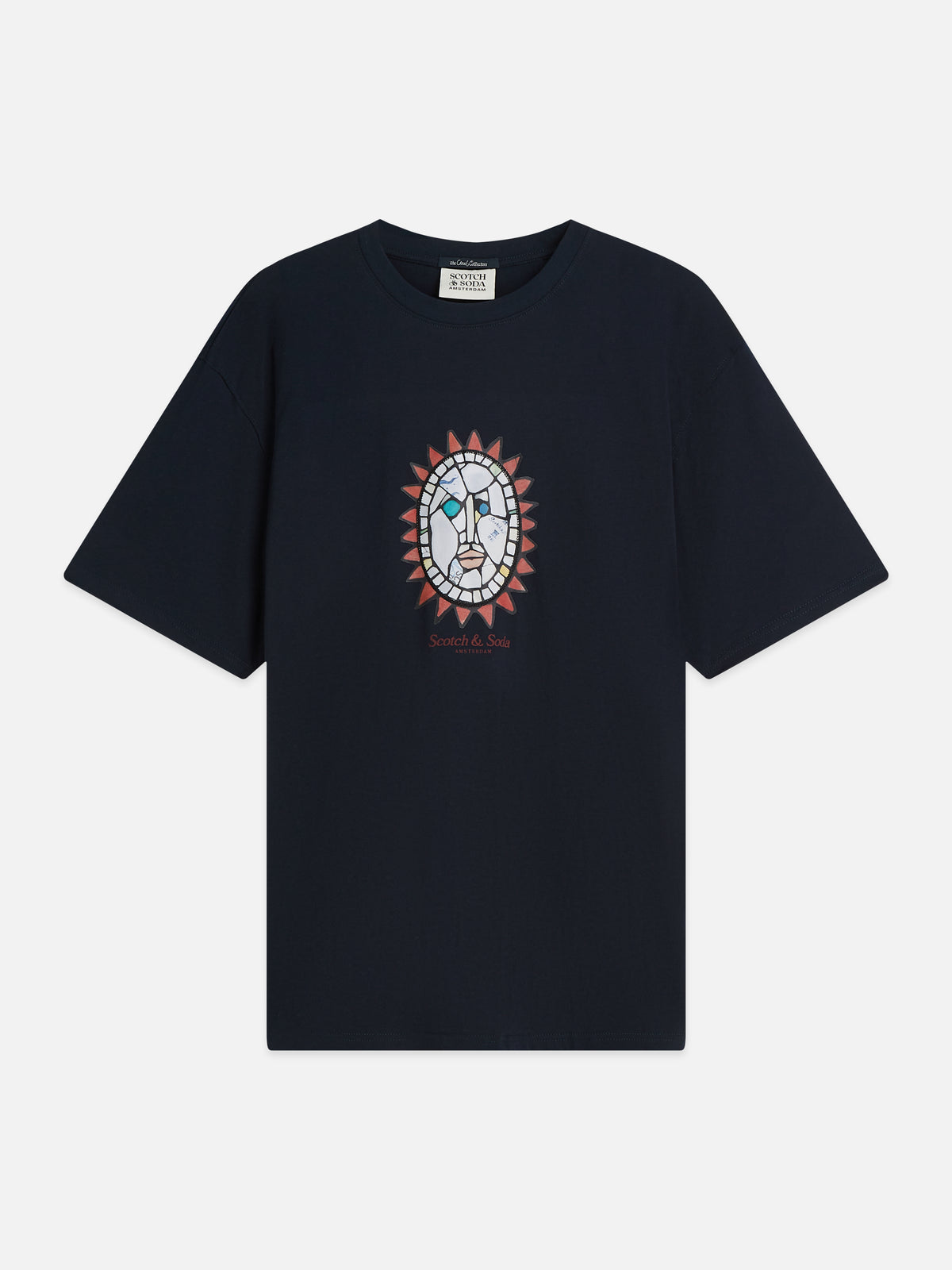 Front Artwork Relaxed-Fit T-Shirt - Sky Captain