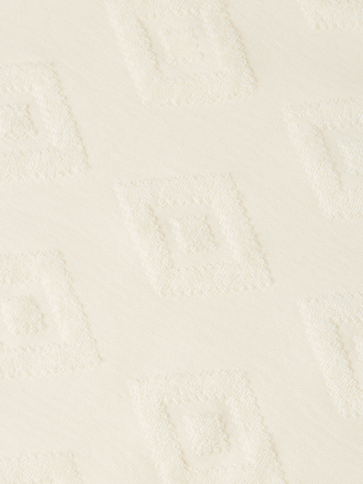 Jacquard Loose-Fit T-Shirt - Eggnog