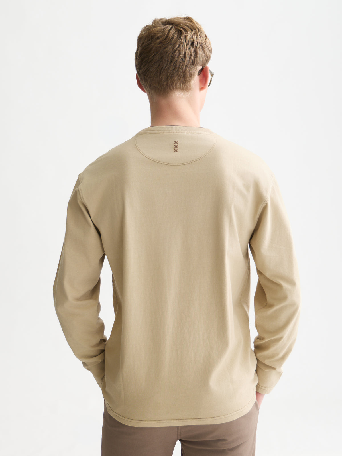 3 Crosses Relaxed Fit Long Sleeved T-Shirt-3