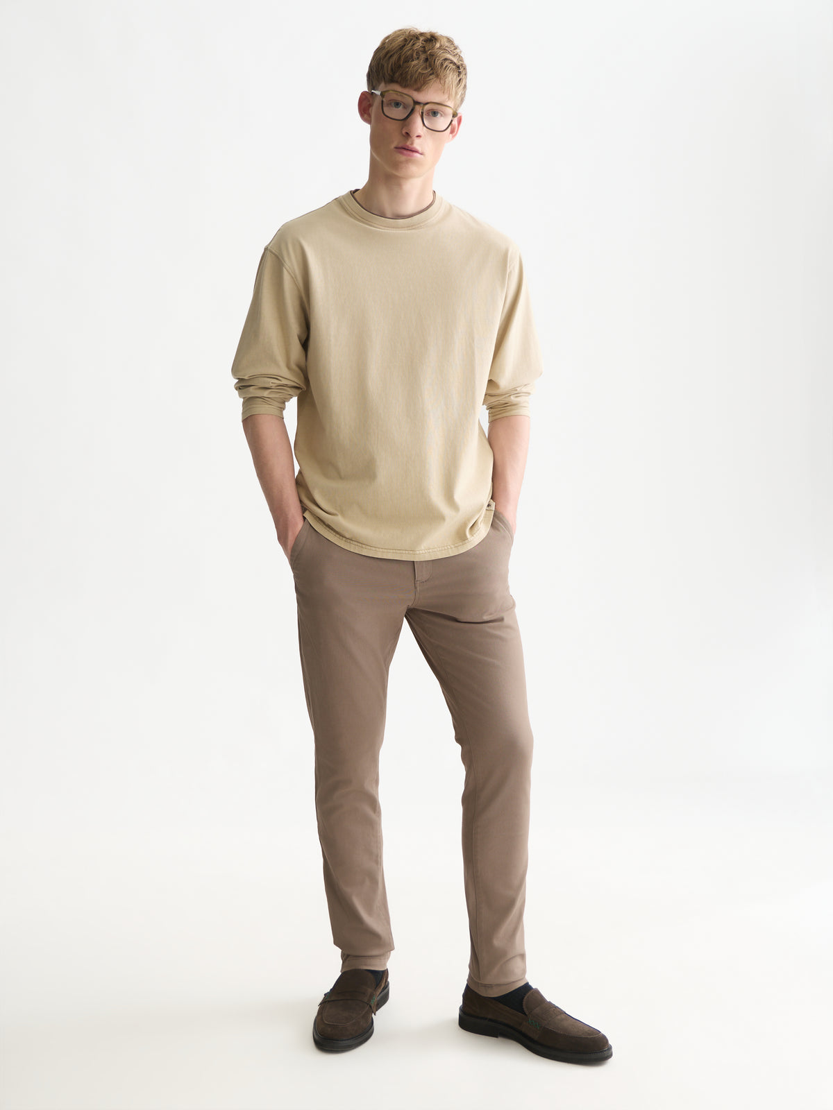 3 Crosses Relaxed Fit Long Sleeved T-Shirt-2