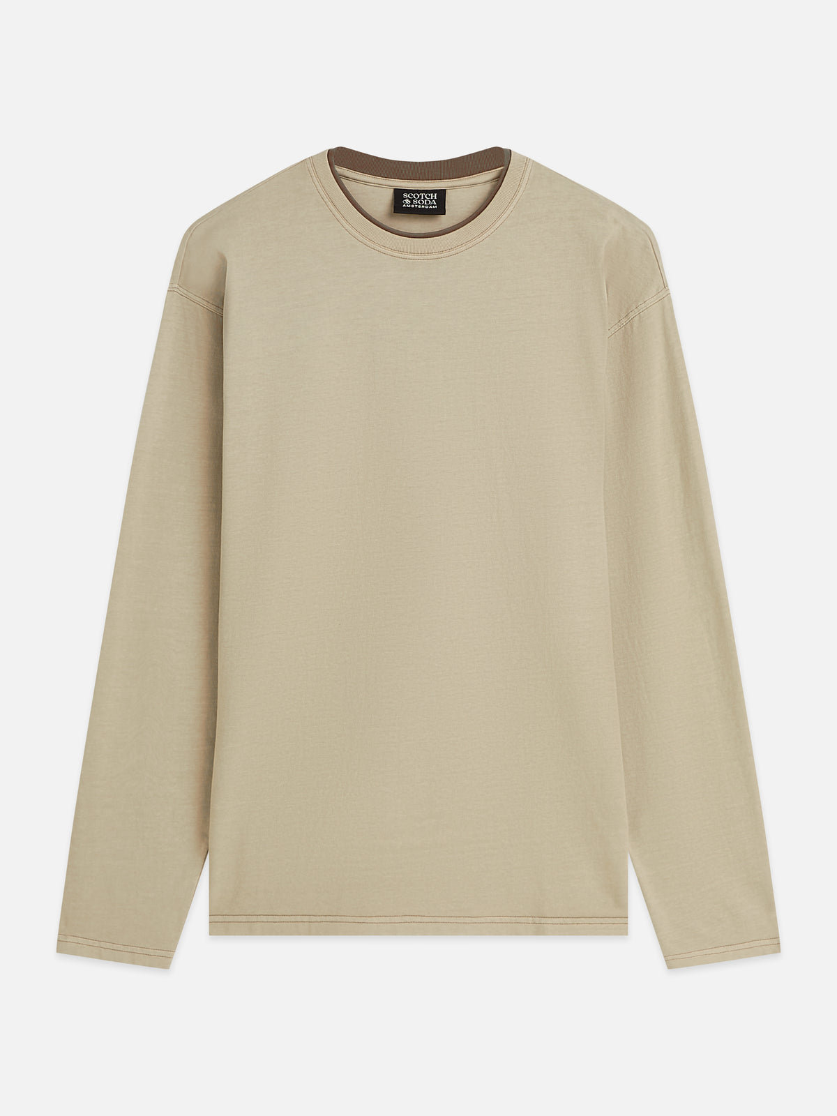 3 Crosses Relaxed Fit Long Sleeved T-Shirt-4