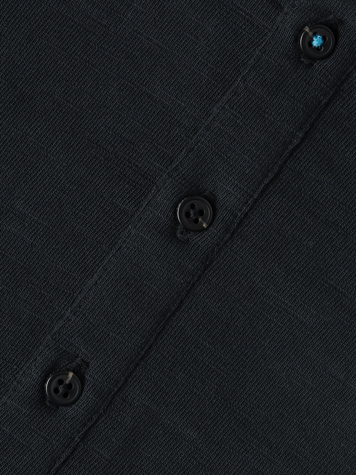 Henley Slub Regular-Fit Long Sleeved T-Shirt - Meteorite