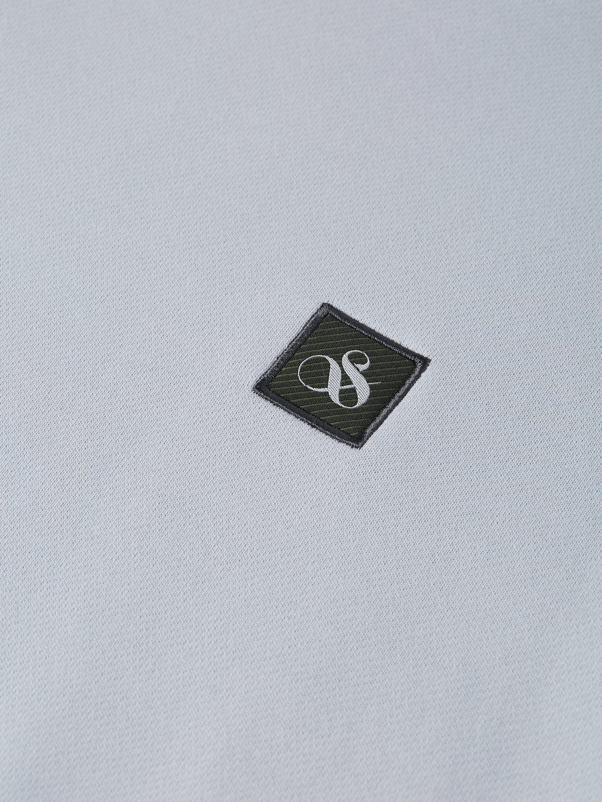Logo Badge Regular-Fit Hoodie - Grey Dawn