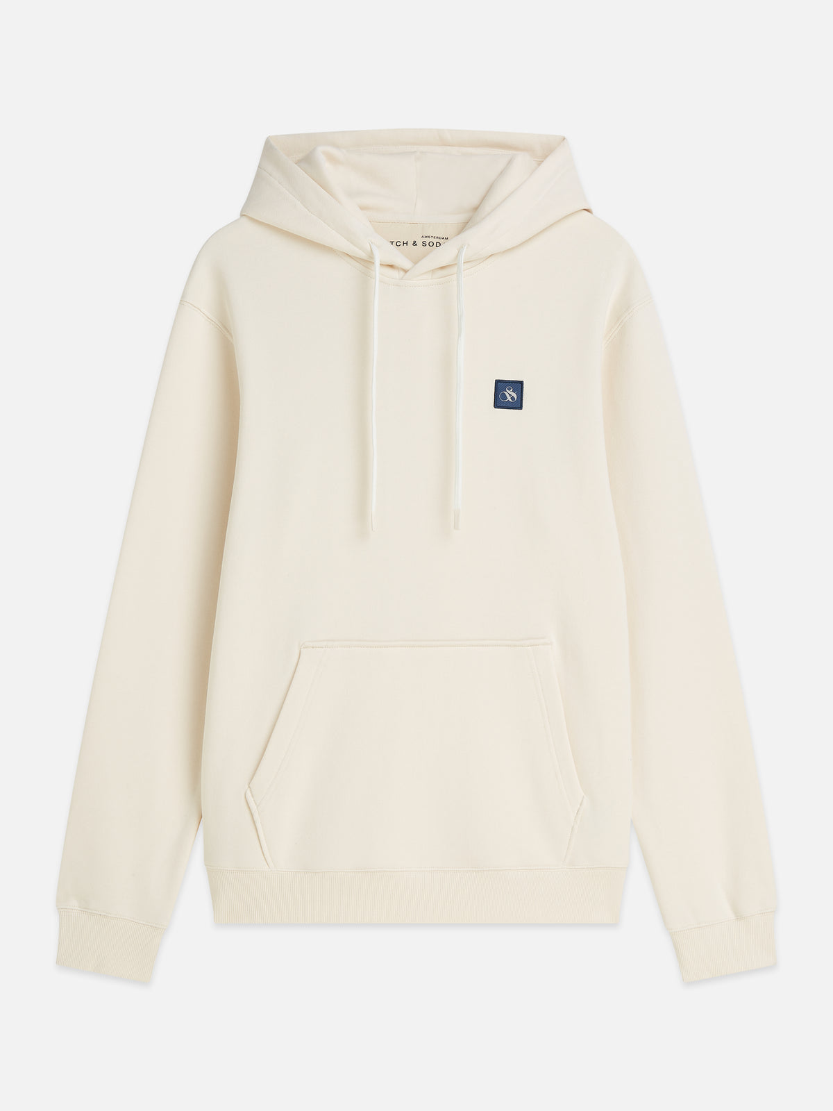 Logo Badge Regular-Fit Hoodie - Eggnog