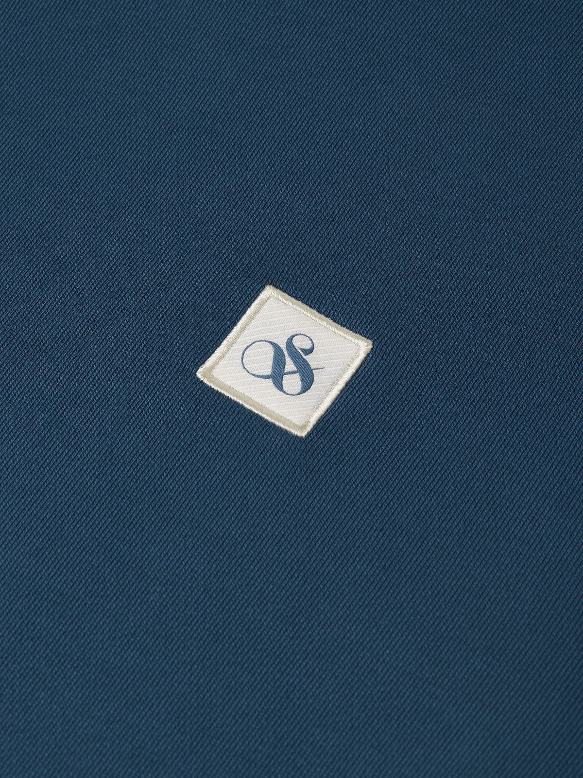 Logo Badge Regular-Fit Hoodie - Ensign Blue