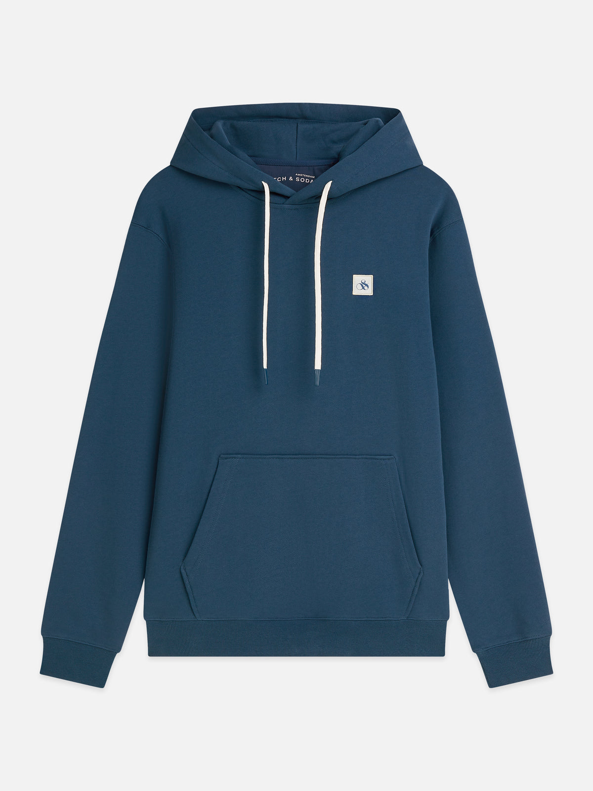 Logo Badge Regular-Fit Hoodie - Ensign Blue