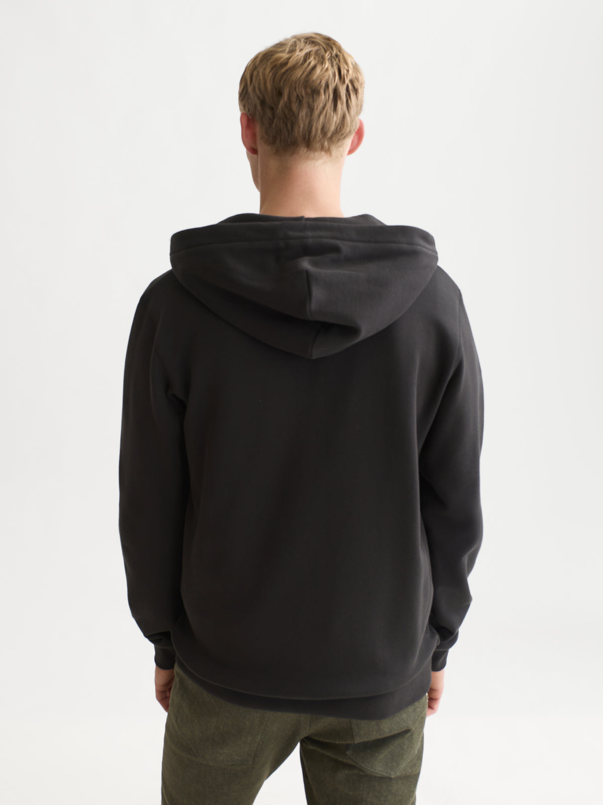 Logo Badge Regular-Fit Zip-Through Hoodie - Meteorite-2