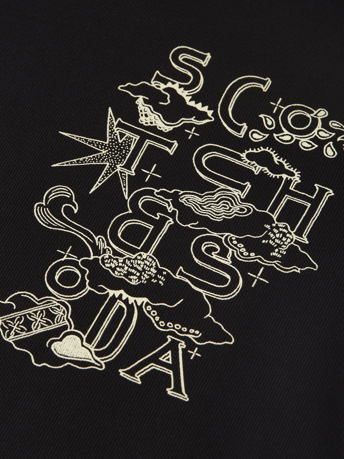 Left Chest Artwork Regular-Fit Sweatshirt - Meteorite
