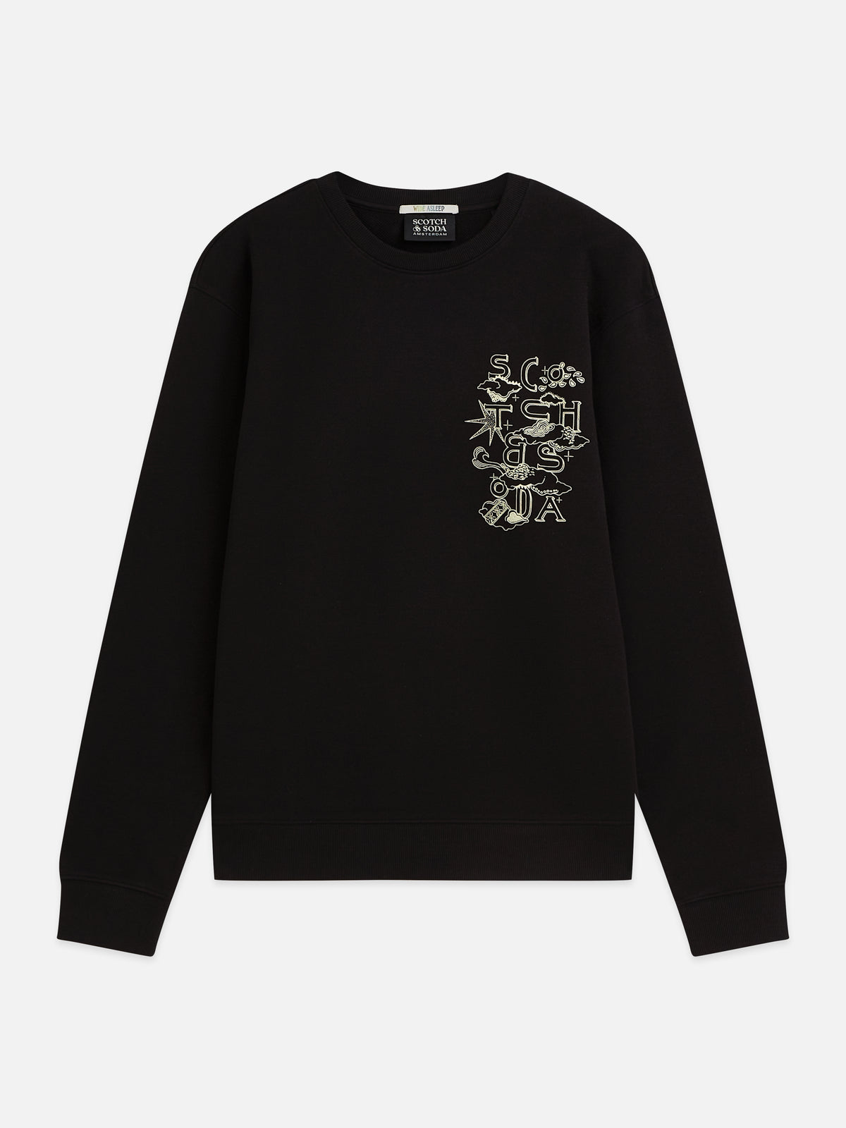 Left Chest Artwork Regular-Fit Sweatshirt - Meteorite
