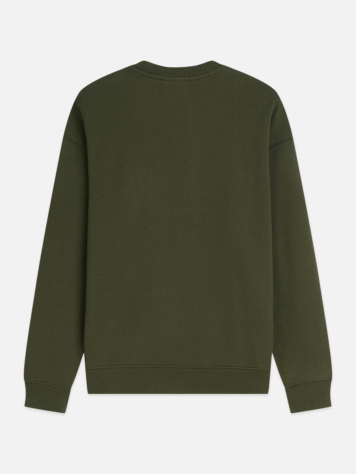 Front Embroidered Artwork Relaxed-Fit Sweatshirt - Forest Night