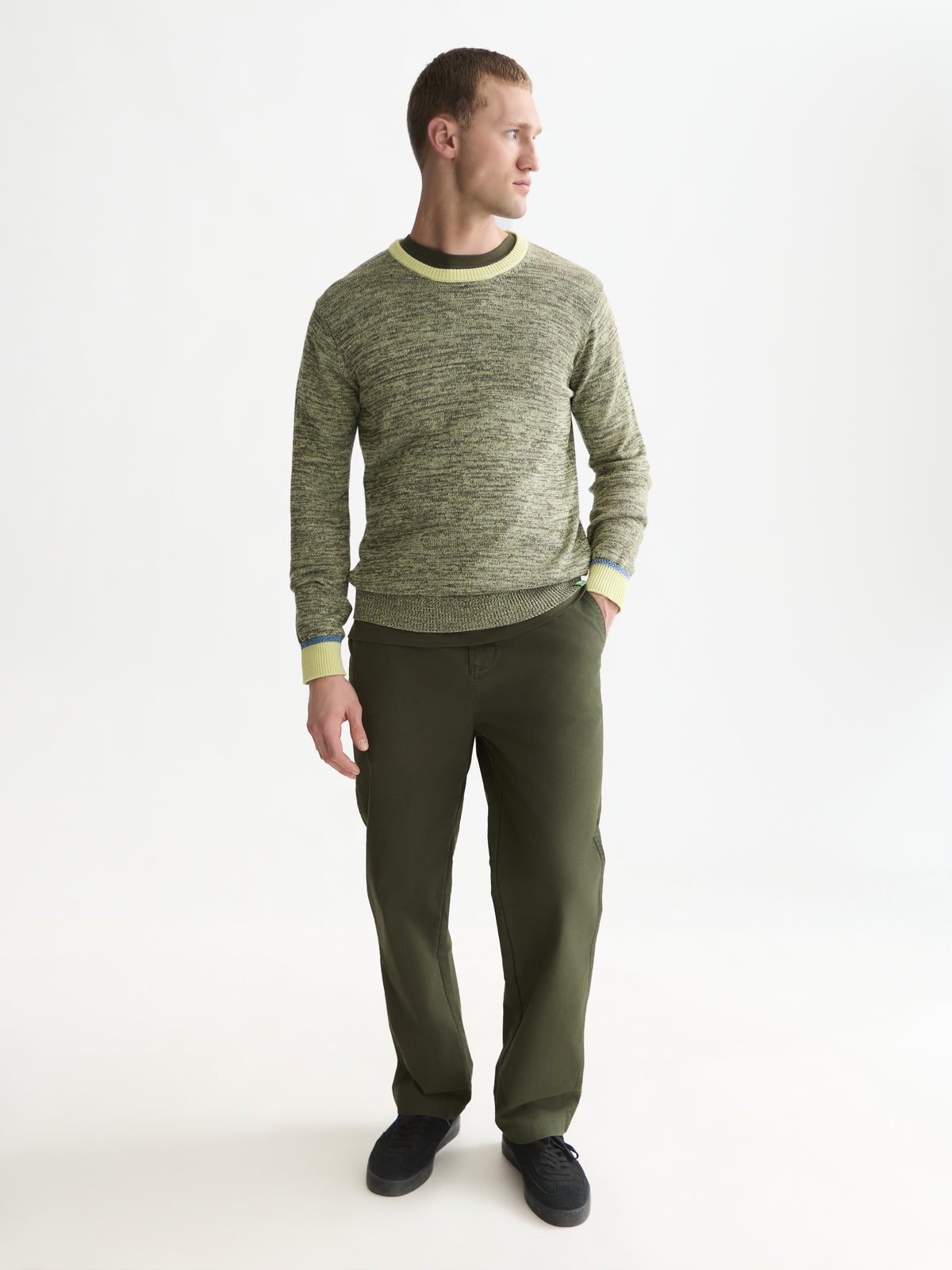 Melange Regular-Fit Pullover - Grey Dawn Melange-3
