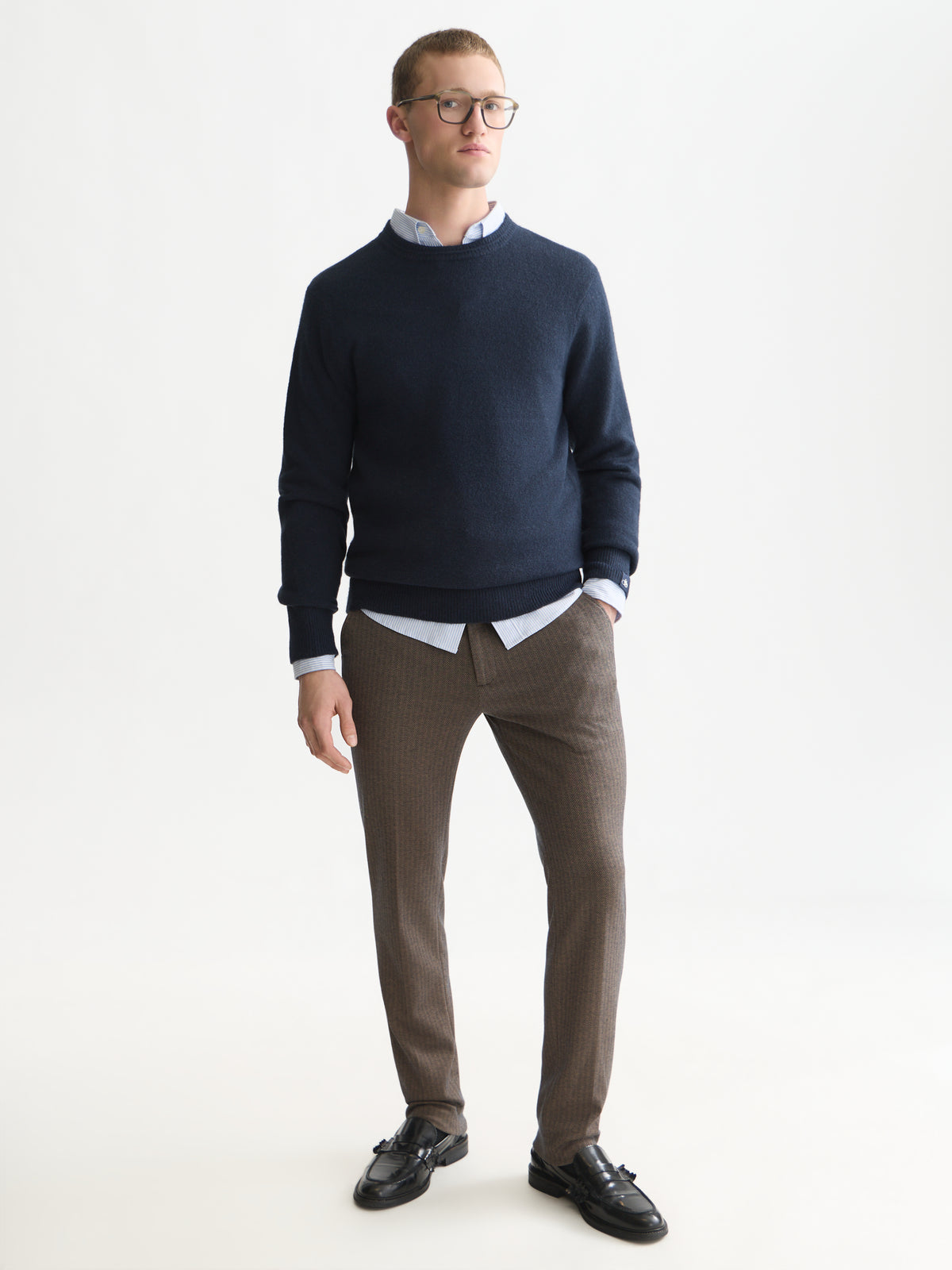 Soft Knit Regular-Fit Pullover - Sky Captain-3