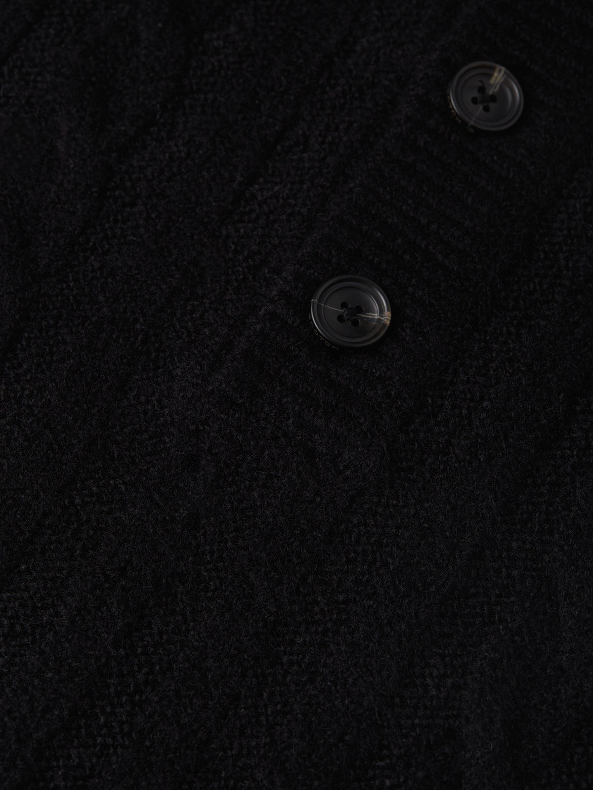 Soft Knit Polo Cable Dropped Shoulder Pullover - Meteorite