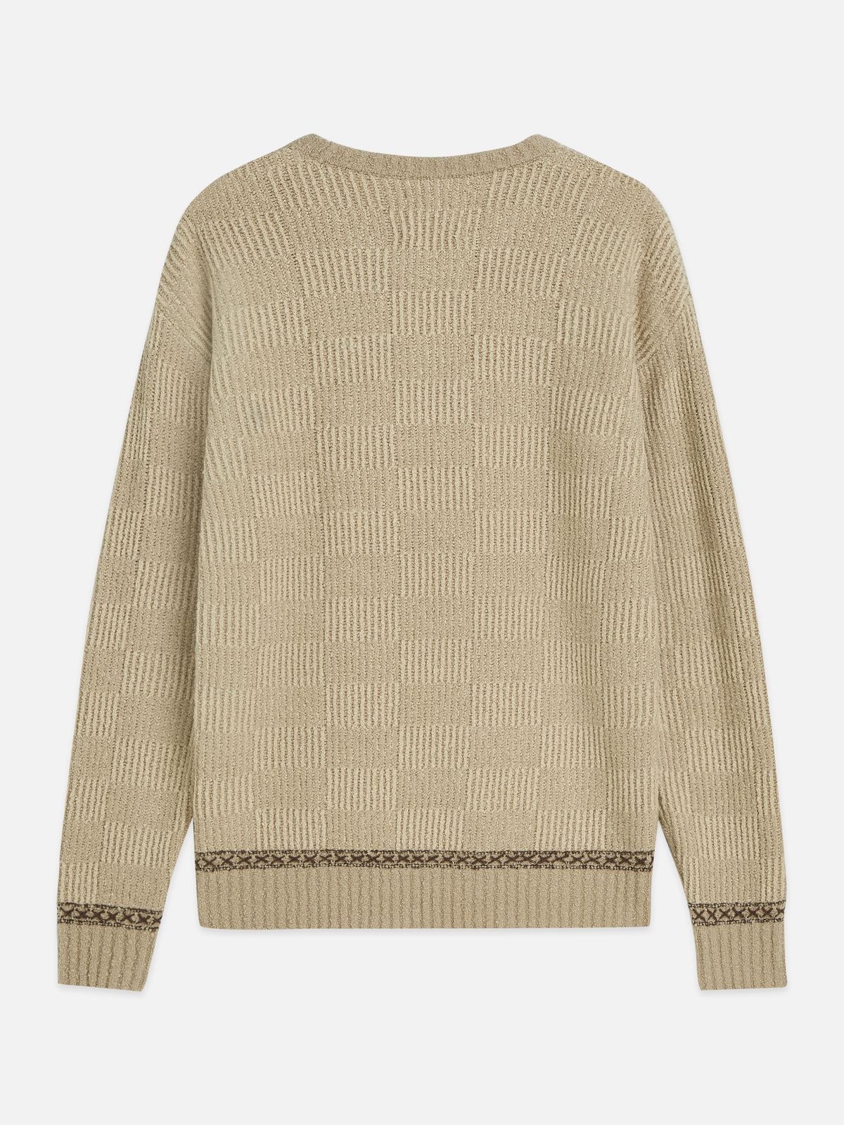 Chenille Structured Extra Dropped Shoulder Pullover - Pure Cashmere