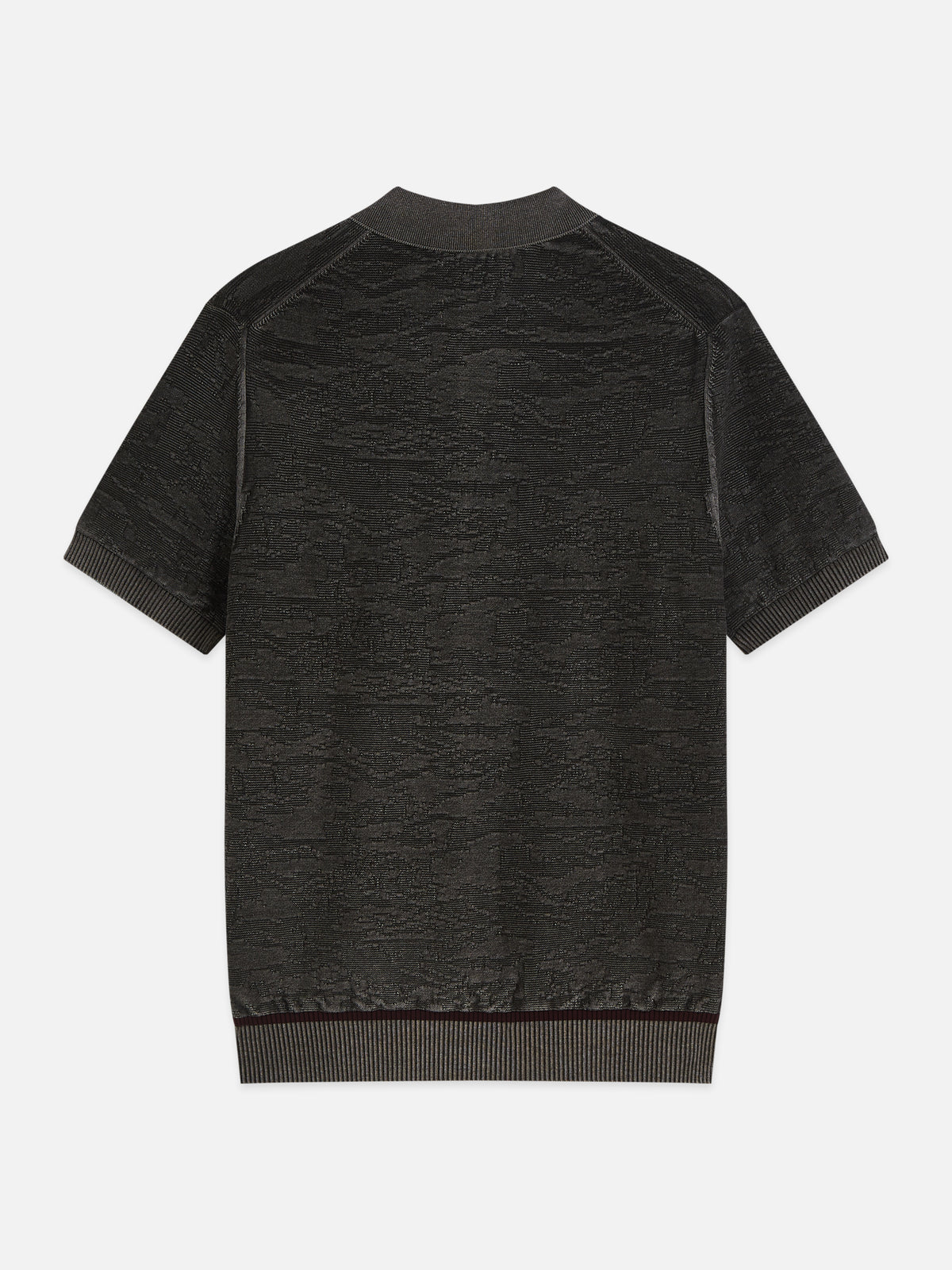 Structured Regular-Fit Polo - Meteorite
