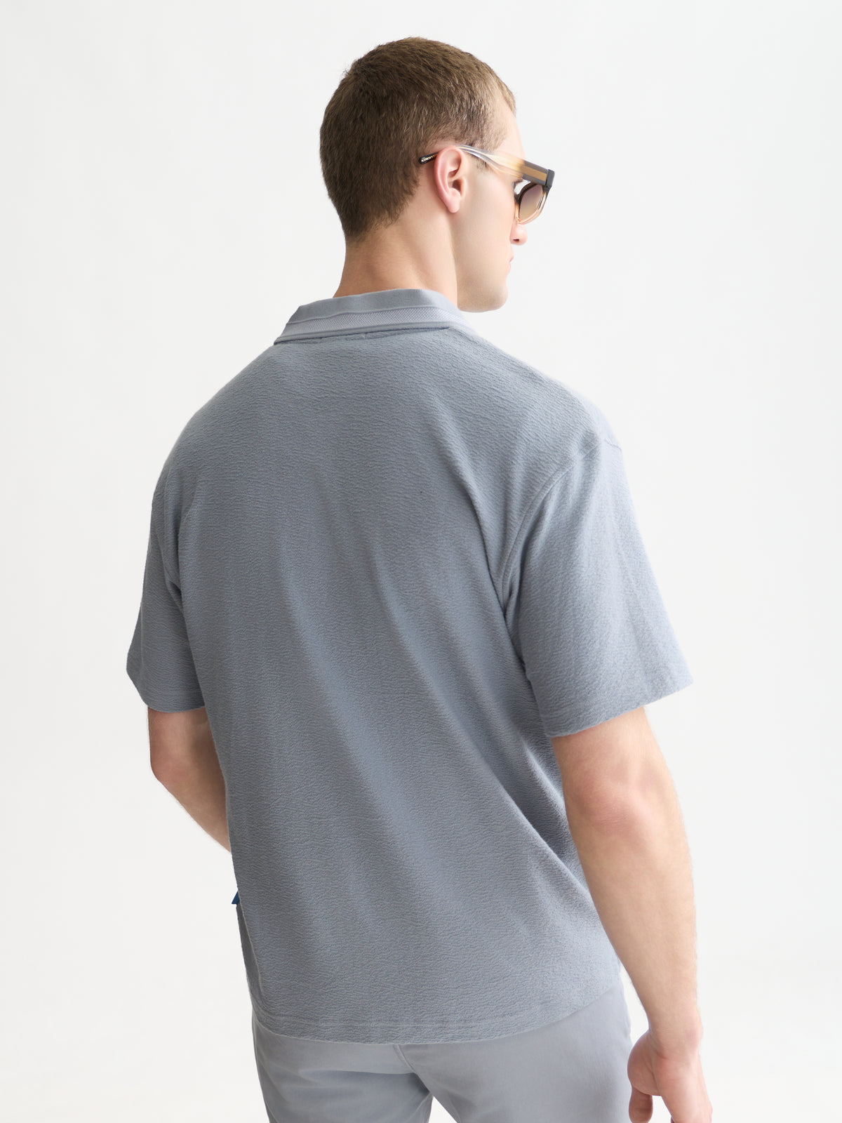 Structured Relaxed-Fit Polo - Trade Winds-2