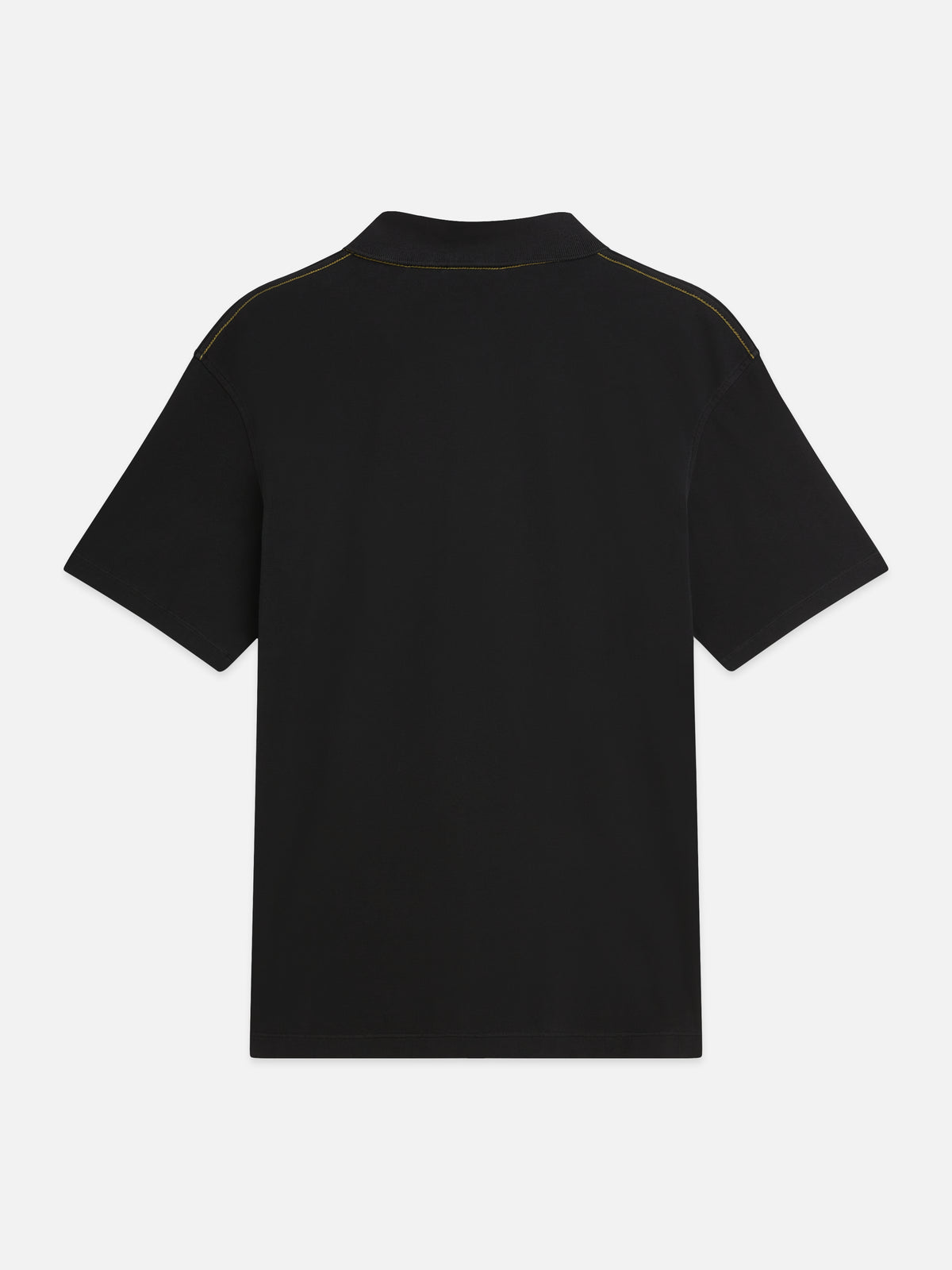 Pique Relaxed-Fit Garment Dyed Polo - Meteorite