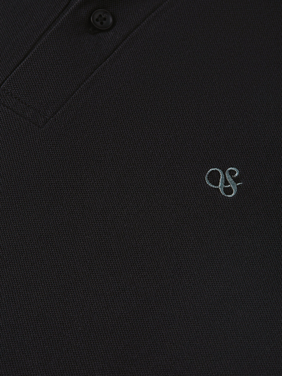Pique Relaxed-Fit Garment Dyed Polo - Meteorite