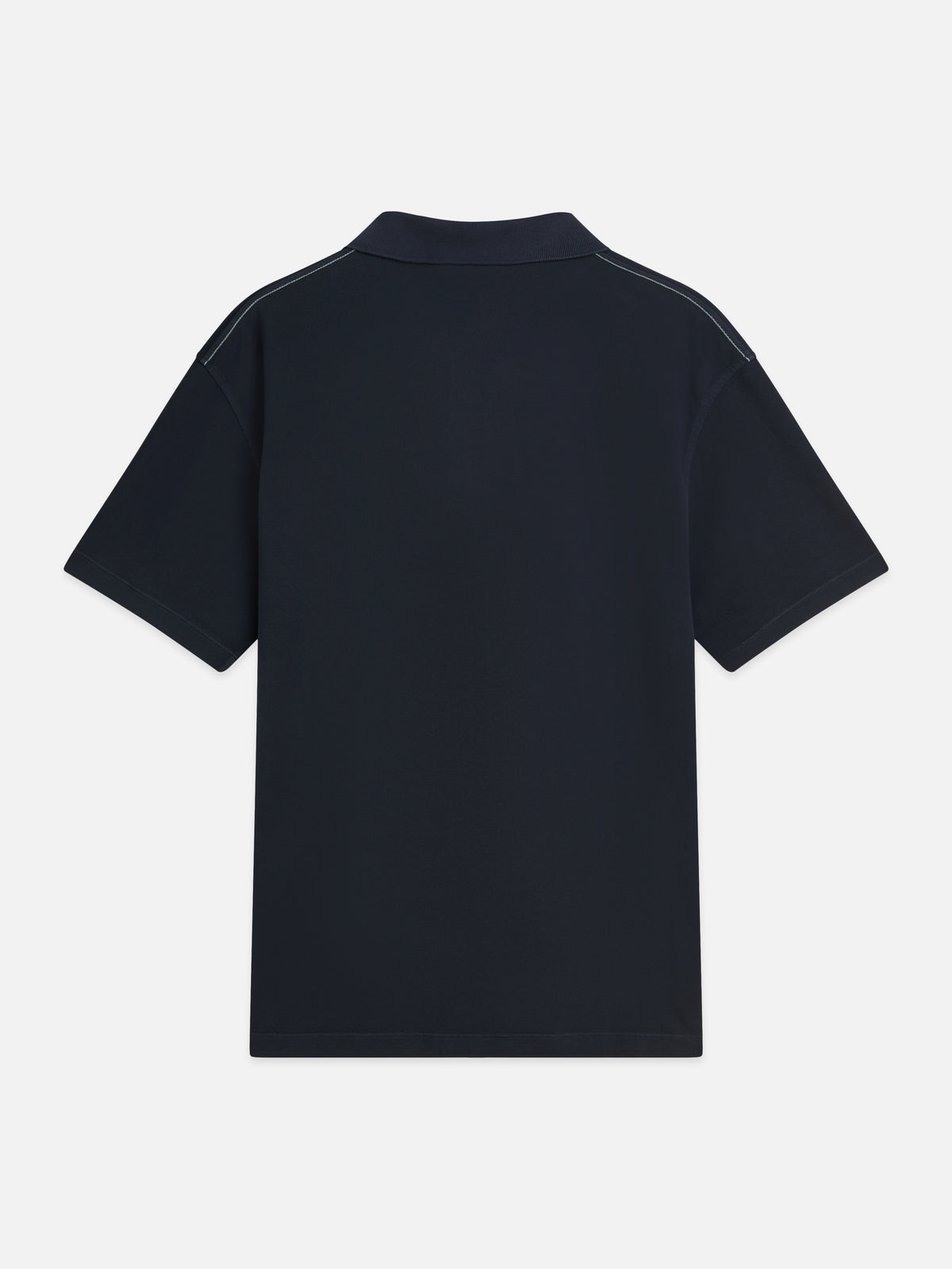Pique Relaxed-Fit Garment Dyed Polo - Sky Captain