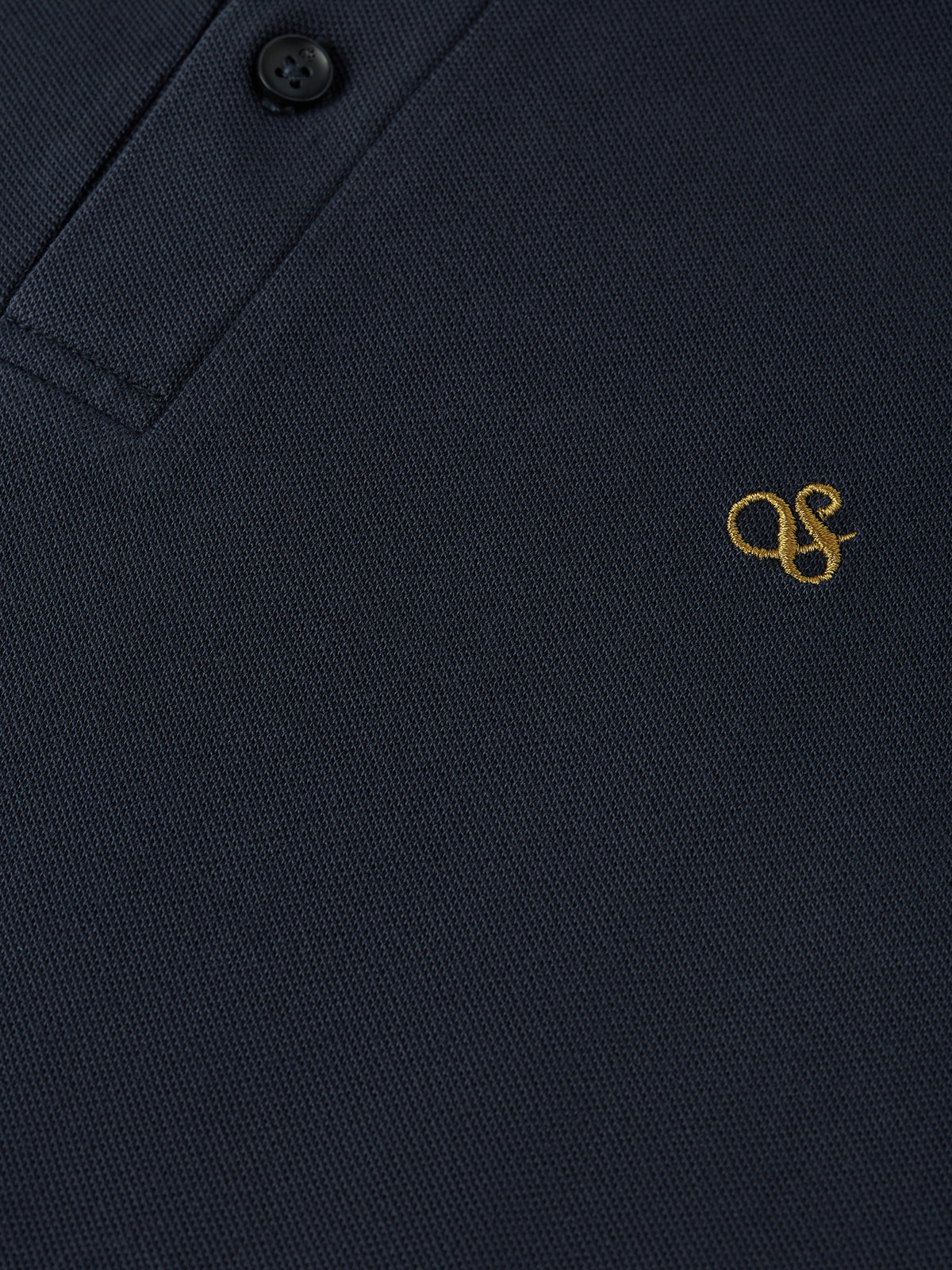 Pique Relaxed-Fit Garment Dyed Polo - Sky Captain