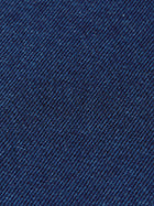 Washed Indigo Half Zip Relaxed Fit Sweatshirt - Washed Indigo