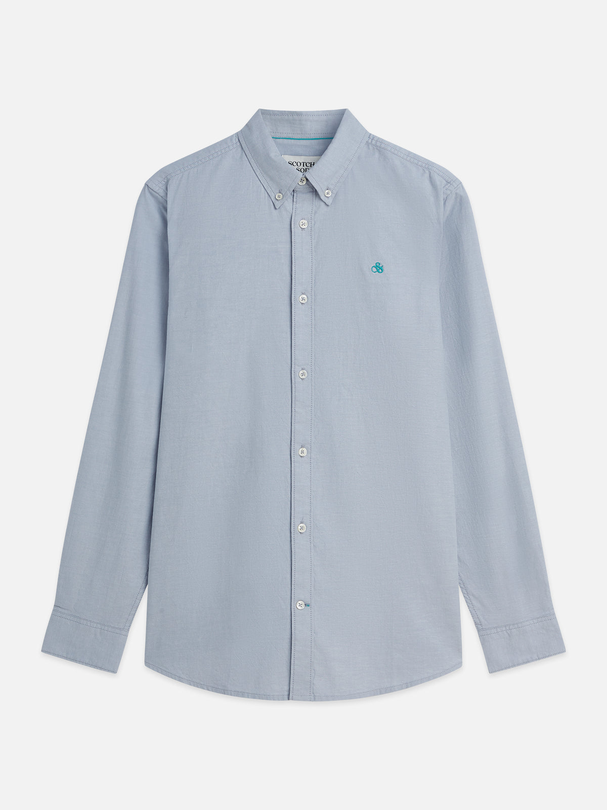 Seasonal Core Solid Oxford Regular-Fit Shirt - Trade Winds