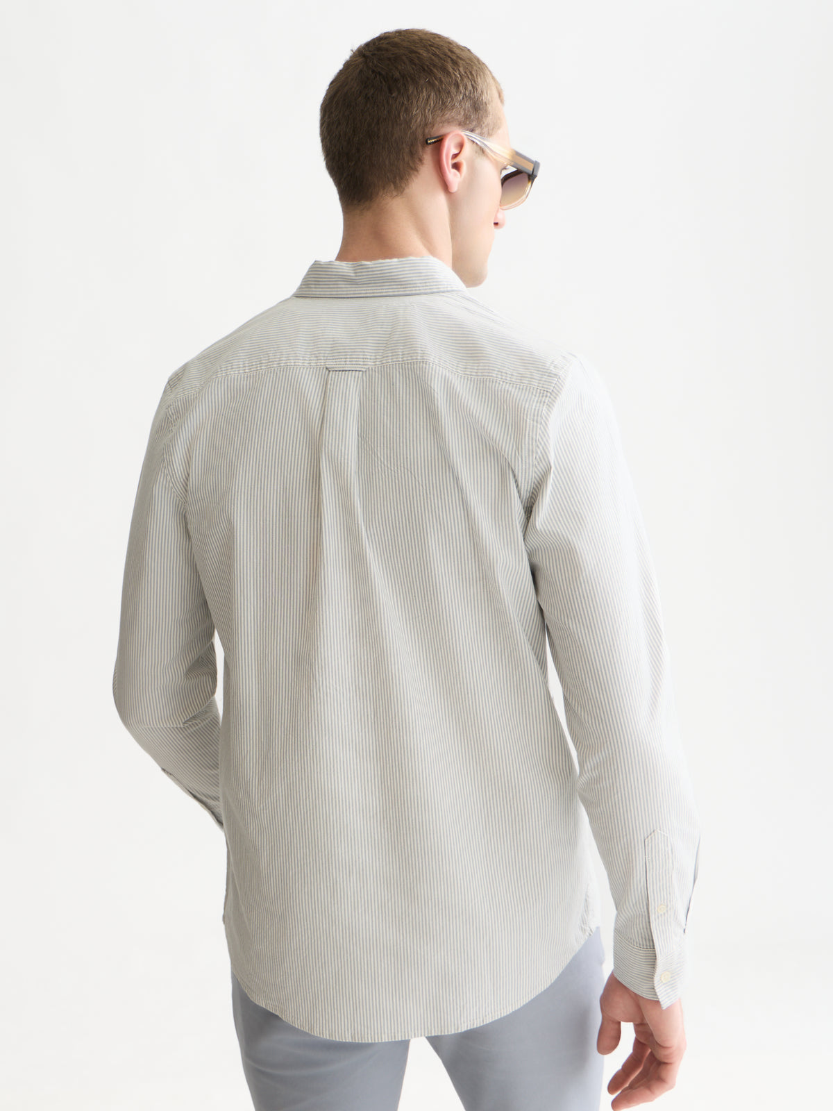 Seasonal Core Oxford Striped Regular-Fit Shirt - Tradewinds Stripe-2