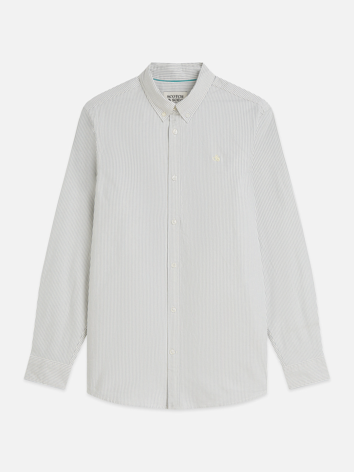 Seasonal Core Oxford Striped Regular-Fit Shirt - Tradewinds Stripe
